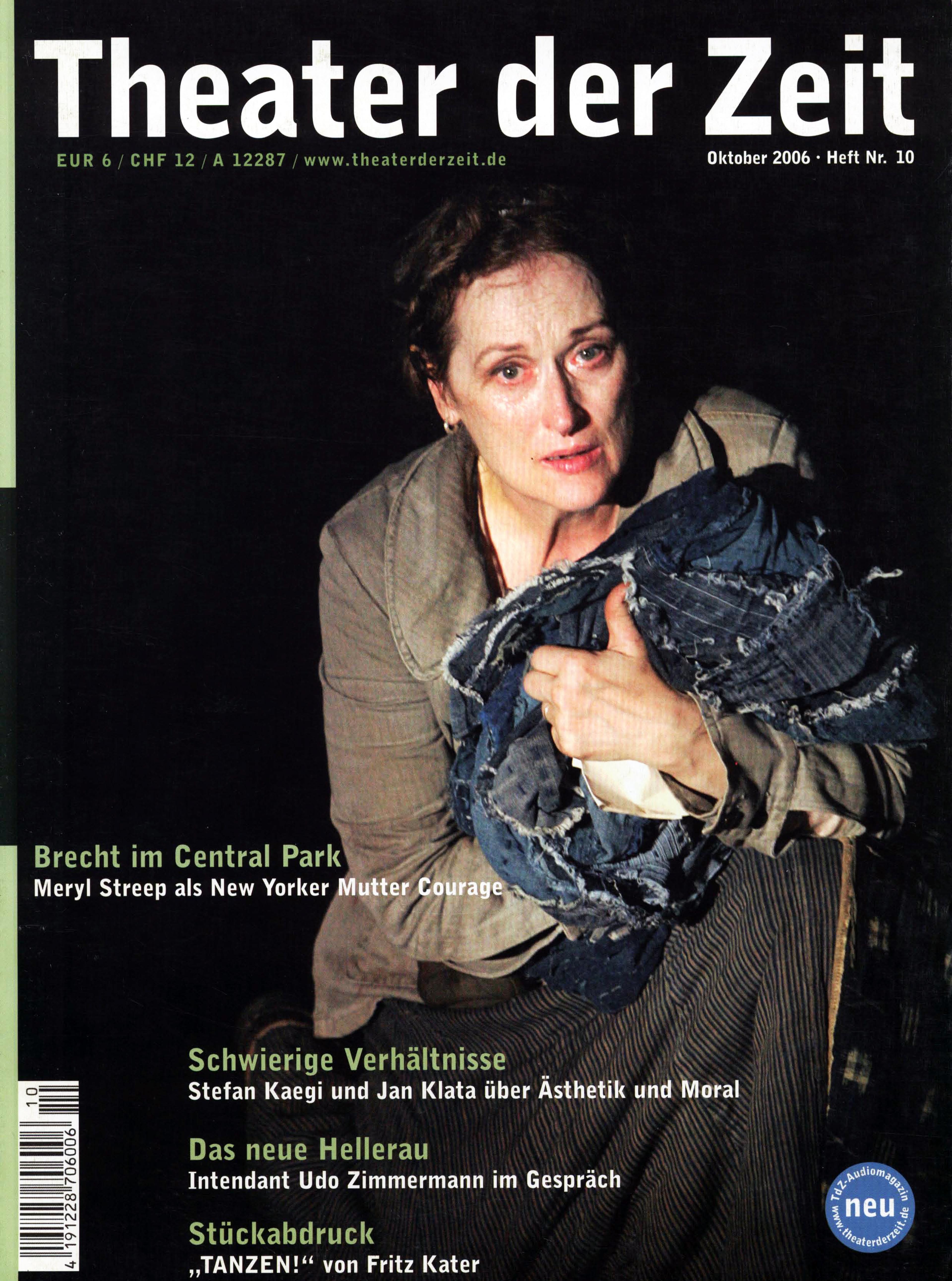 Theater der Zeit Heft 10/2006