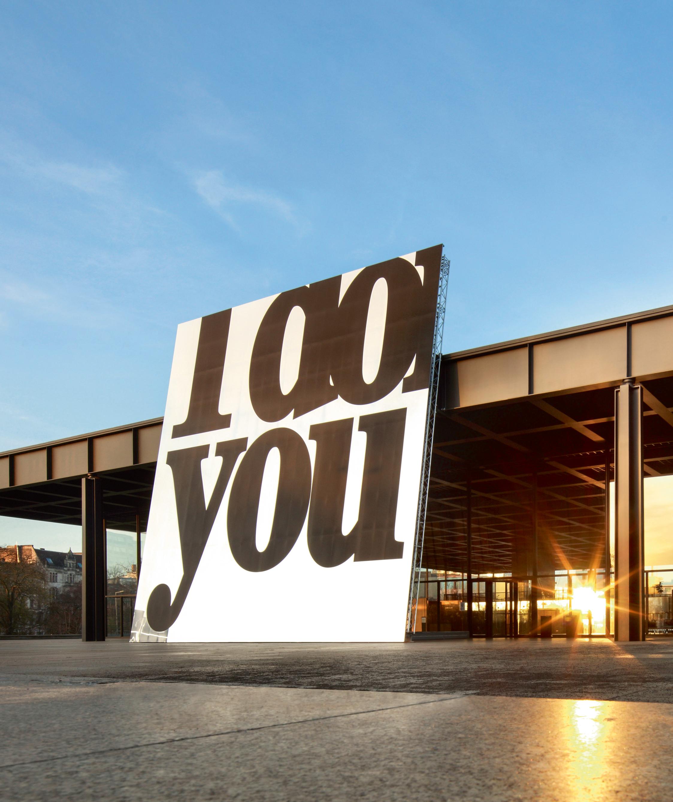 „I do You“, Ausstellungsansicht Neue Nationalgalerie