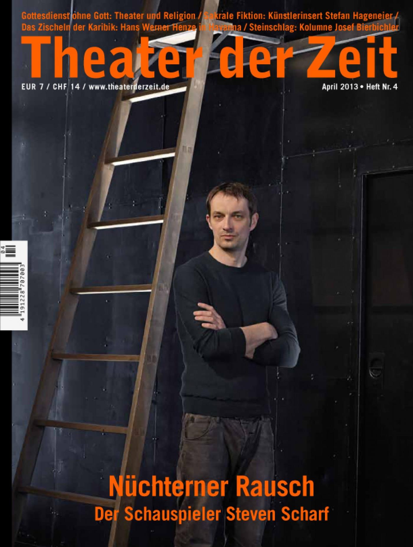 Theater der Zeit Heft 04/2013