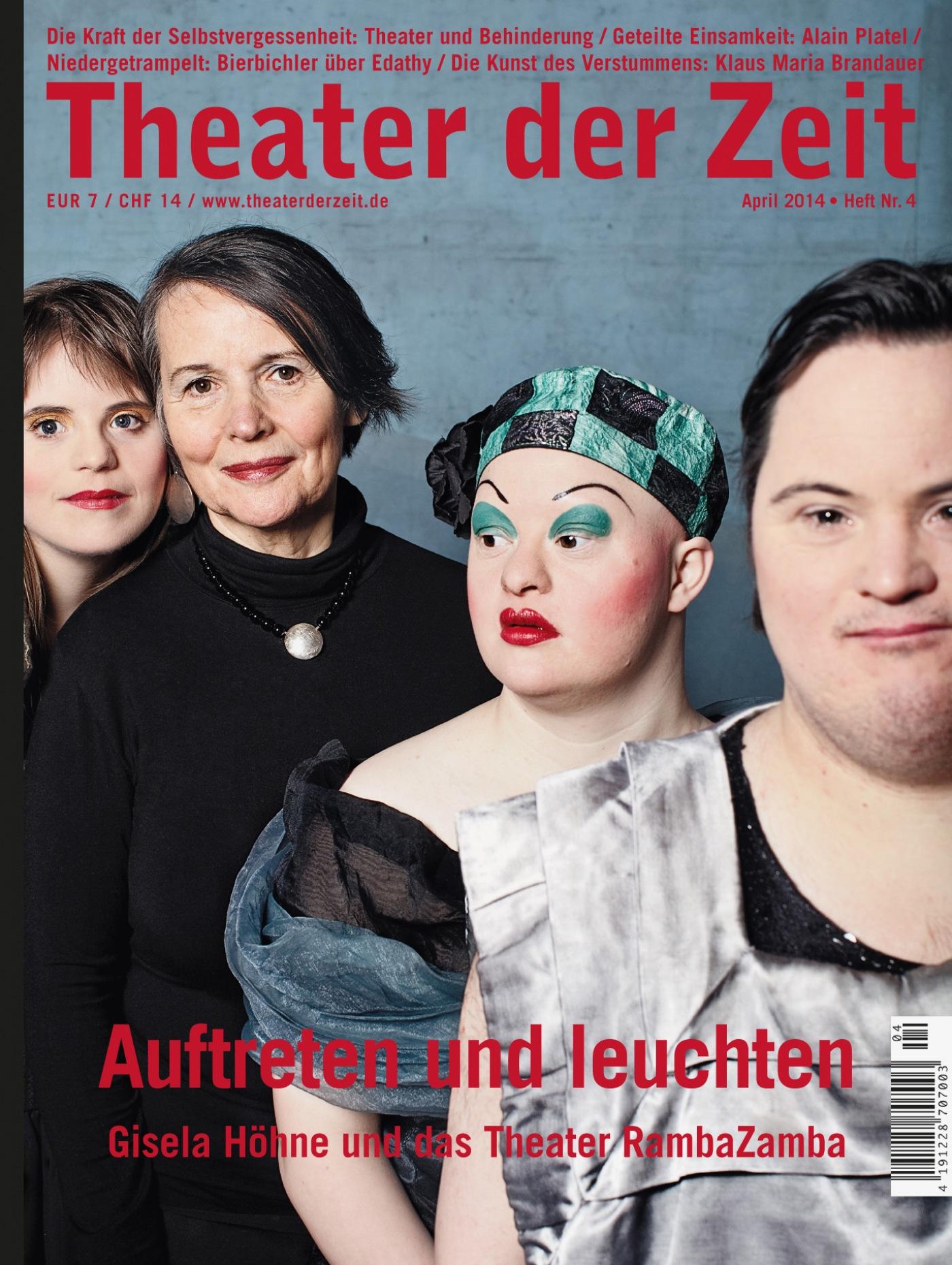 Theater der Zeit Heft 04/2014