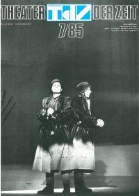 Theater der Zeit Heft 07/1985