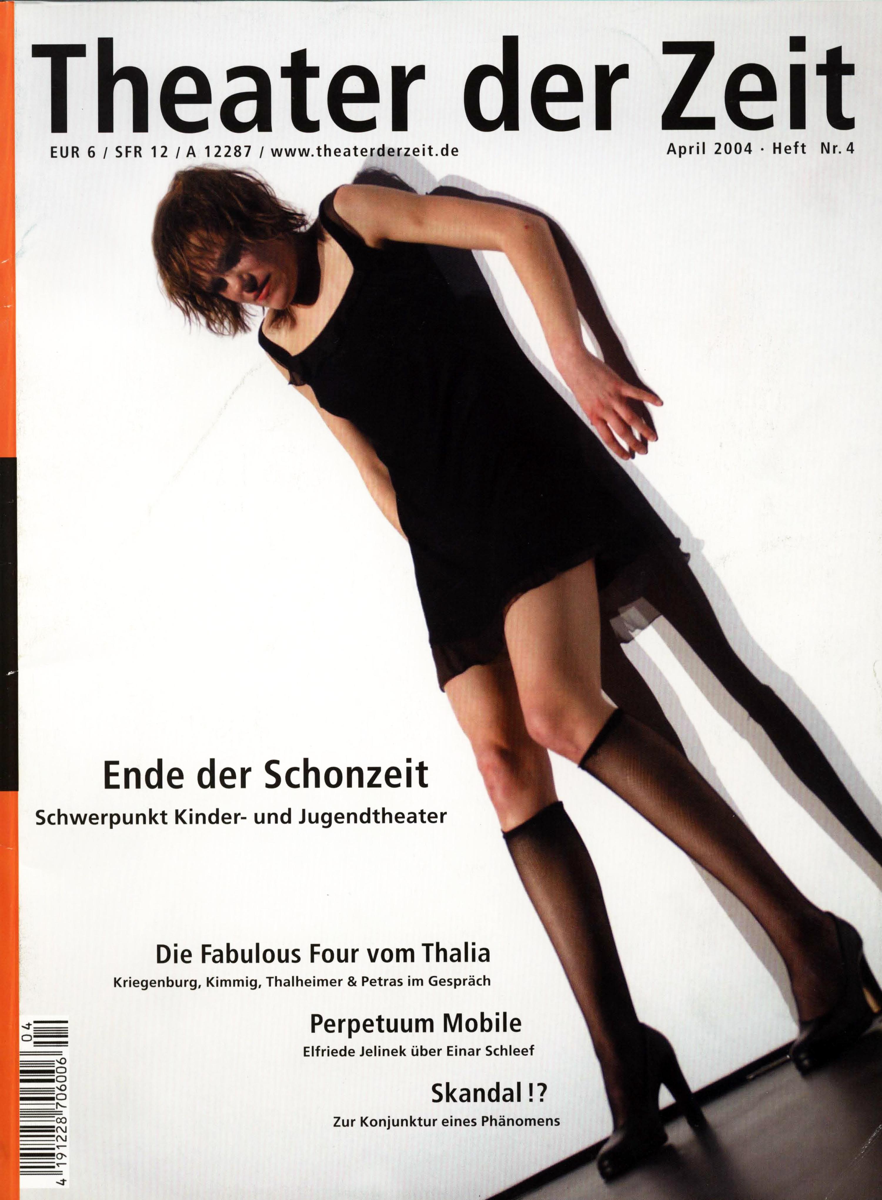 Theater der Zeit Heft 04/2004