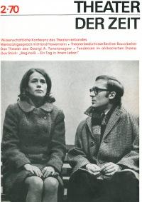 Theater der Zeit Heft 02/1970