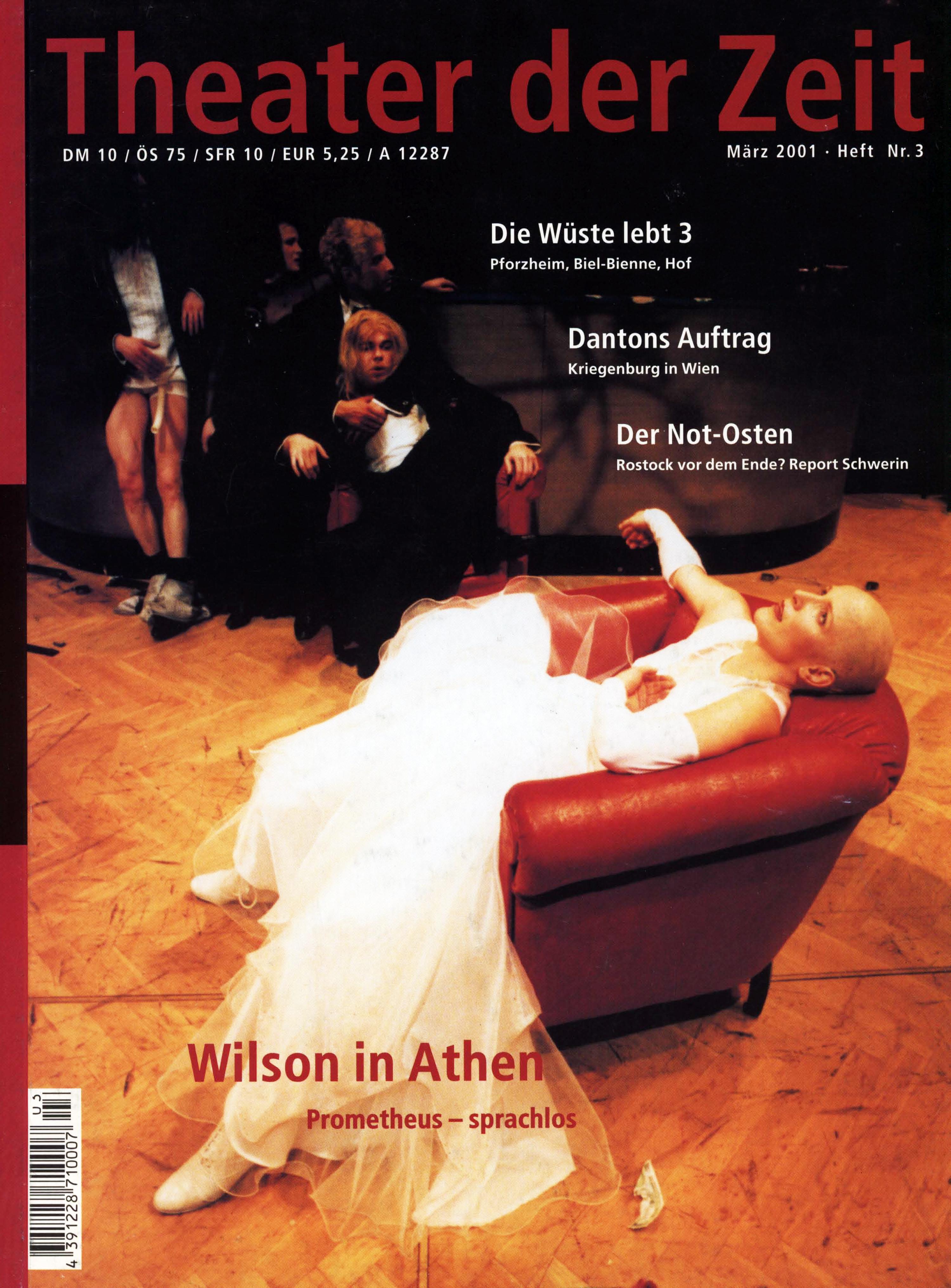 Theater der Zeit Heft 03/2001