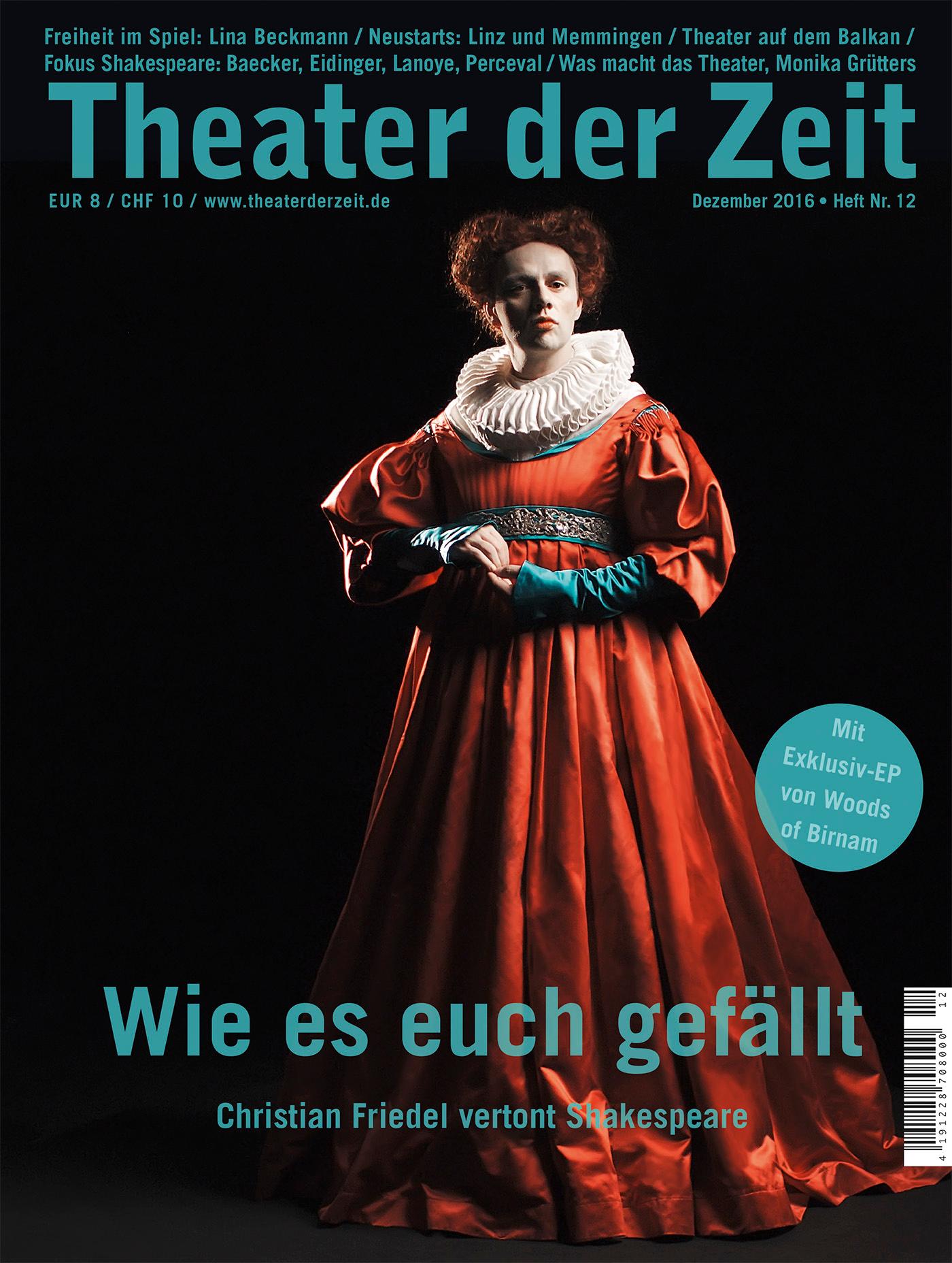 Theater der Zeit Heft 12/2016