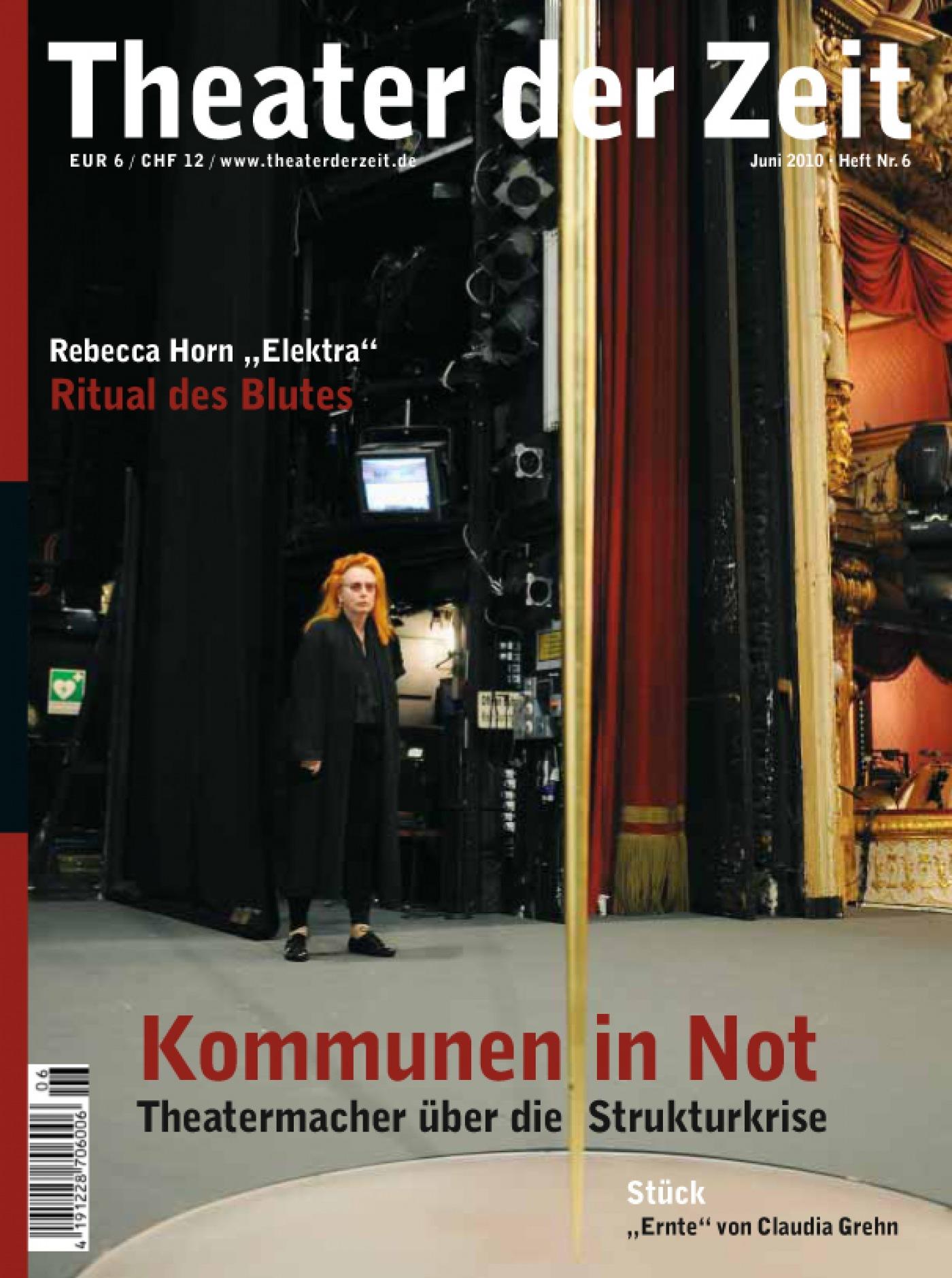 Theater der Zeit Heft 06/2010