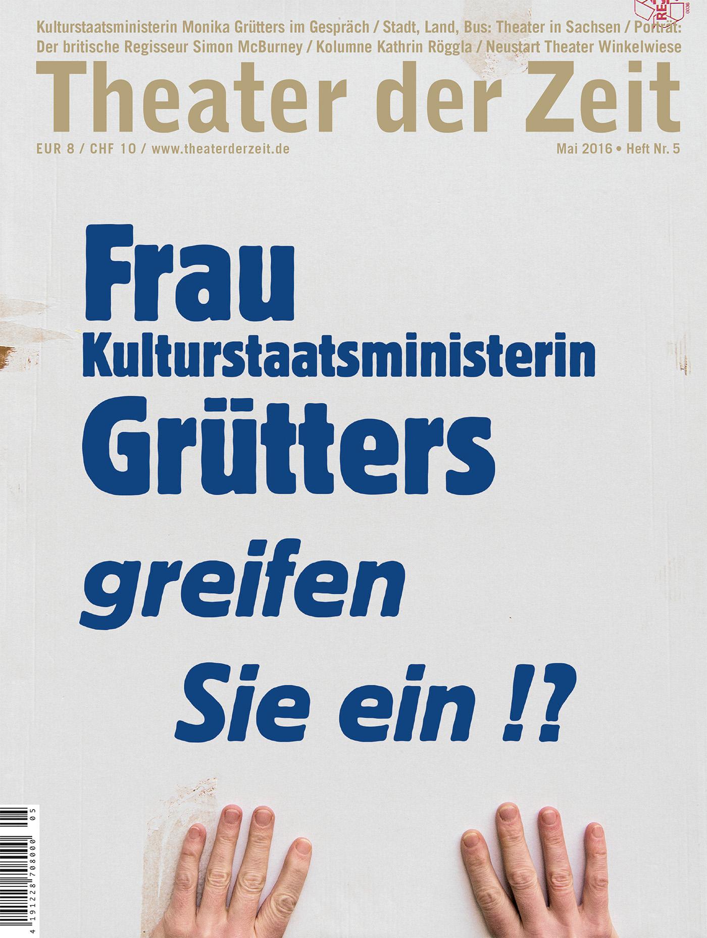 Theater der Zeit Heft 05/2016