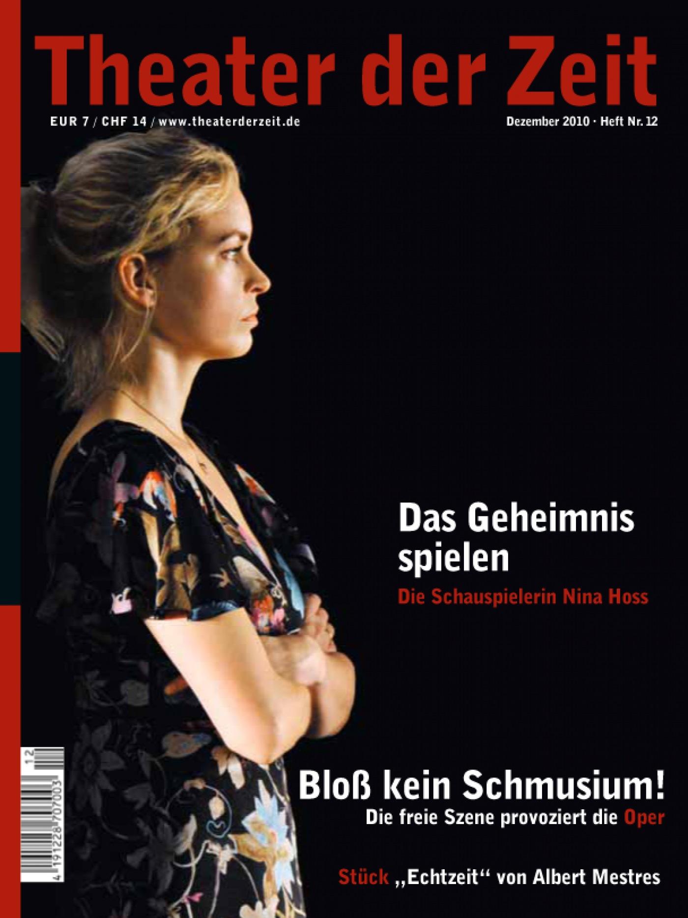 Theater der Zeit Heft 12/2010