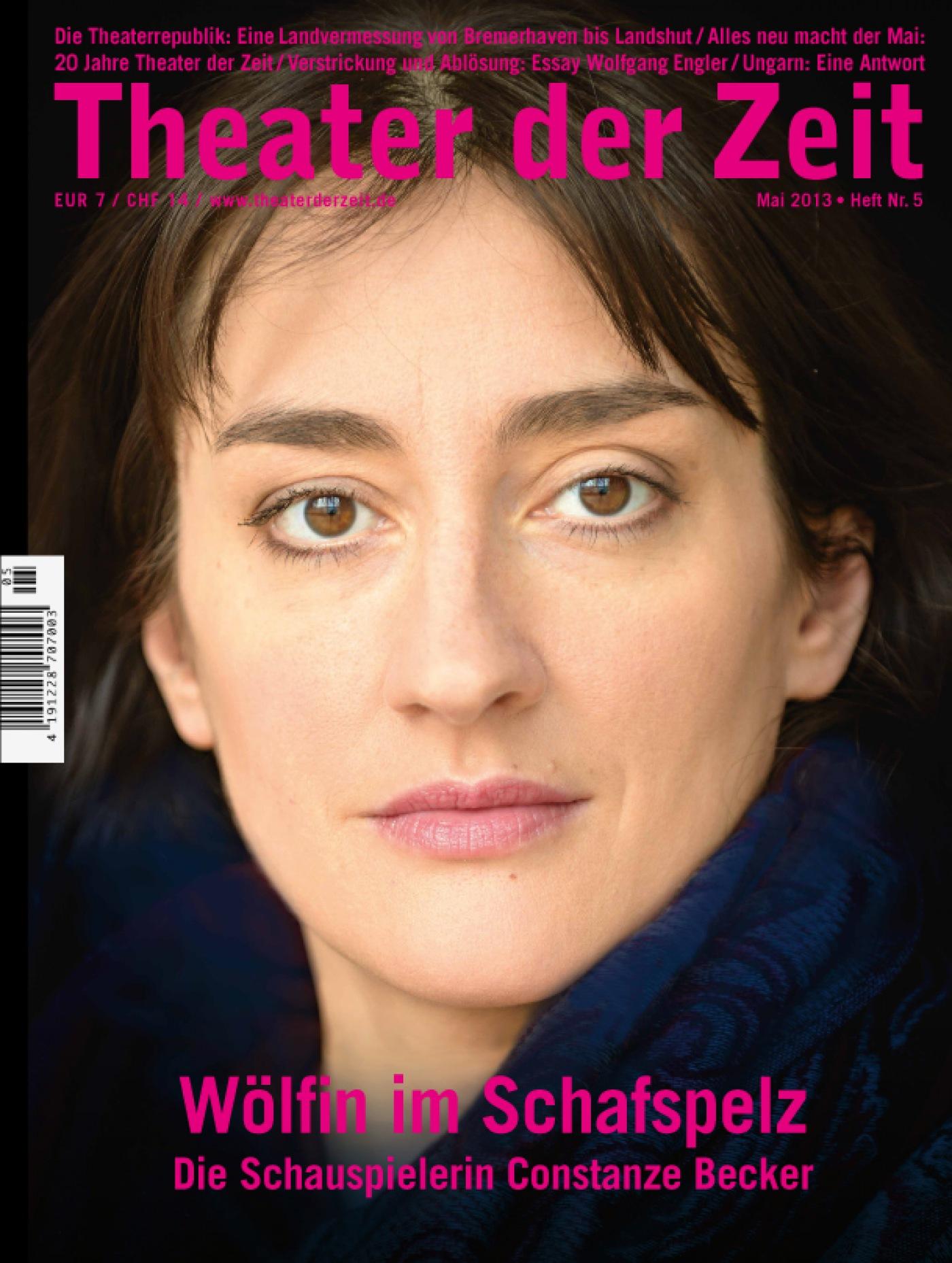 Theater der Zeit Heft 05/2013