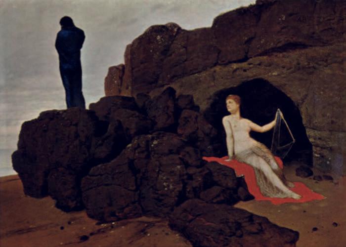 Abb. 1: Arnold Böcklin: Odysseus und Kalypso.