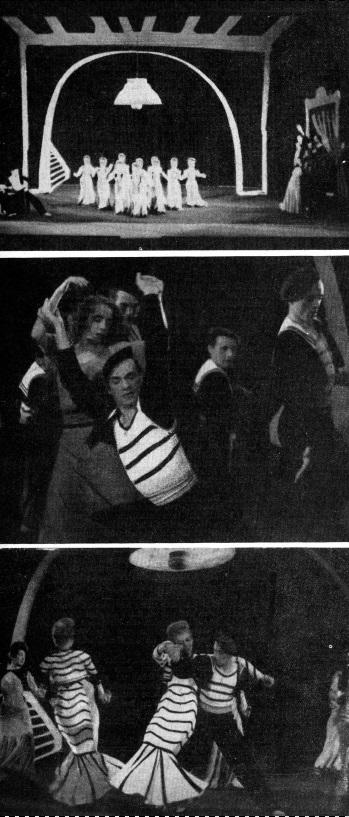 Szenenbilder aus „Bolero“ (Maurice Ravel). Aufführung der Deutschen Staatsoper/Berlin
