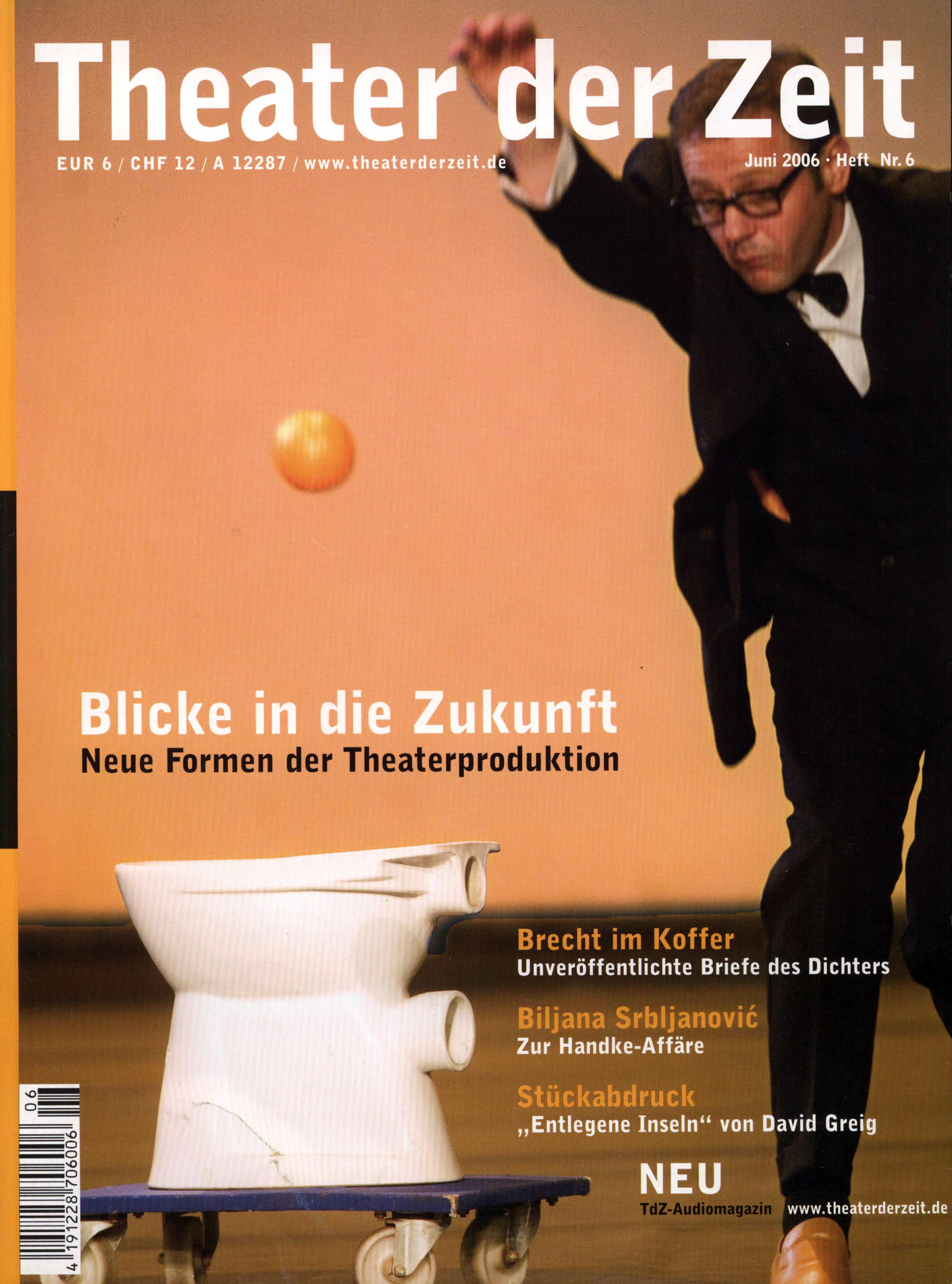 Theater der Zeit Heft 06/2006