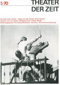 Theater der Zeit Heft 05/1970
