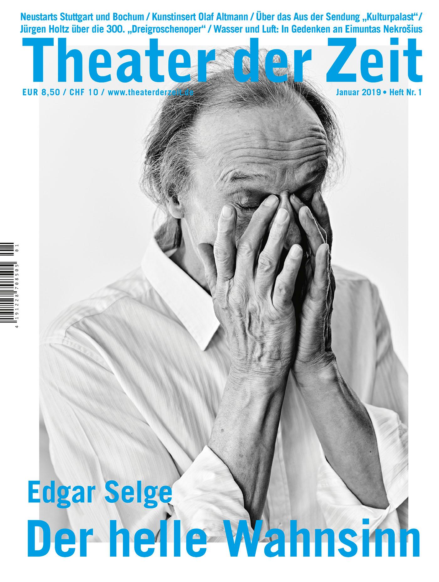 Theater der Zeit Heft 01/2019