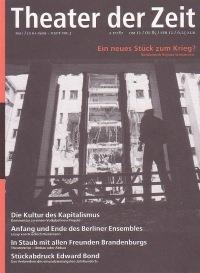 Theater der Zeit Heft 05/1999