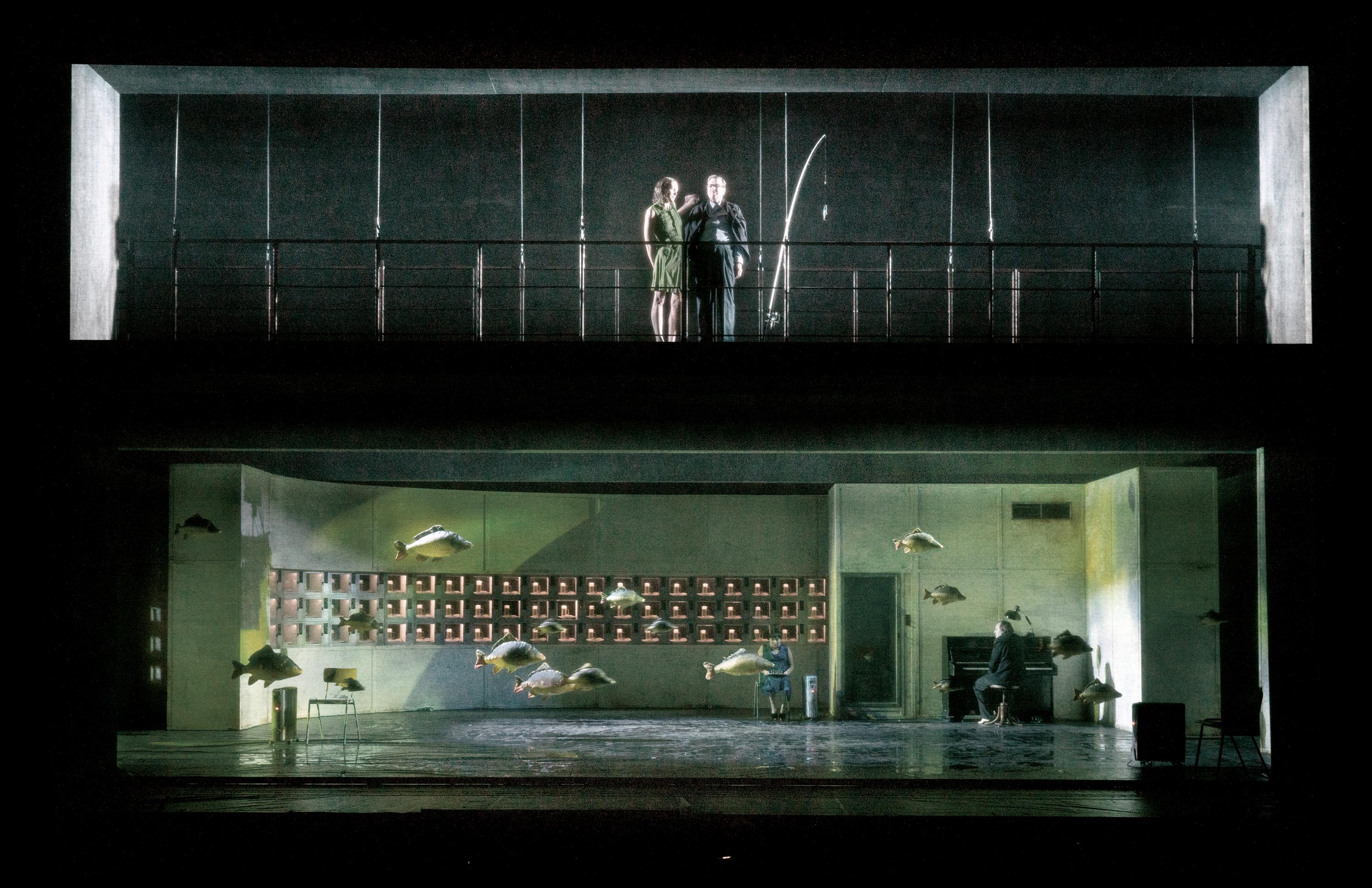 „Automatenbüfett“ von Anna Gmeyner, 2020, Akademietheater Wien, Regie: Barbara Frey, Kostüme: Esther Geremus, Mitarbeit Bühnenbild: Stefanie Wagner