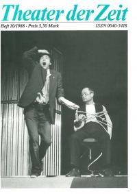 Theater der Zeit Heft 10/1988