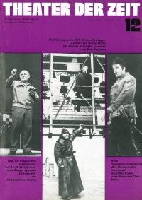 Theater der Zeit Heft 12/1973