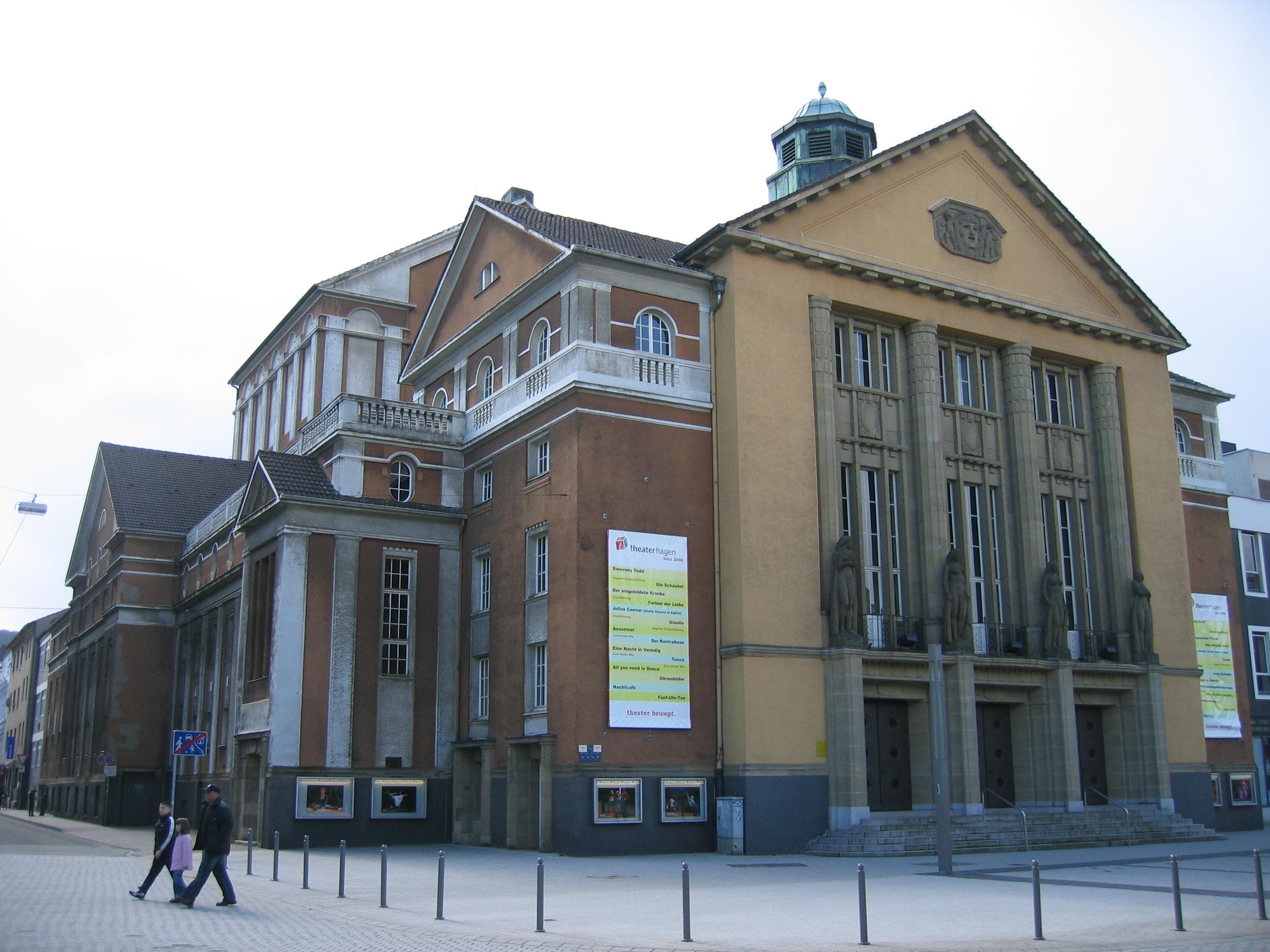 Das Stadttheater in Hagen
