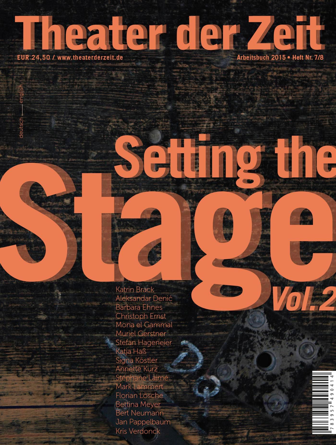 Arbeitsbuch 24 "Bild der Bühne, Vol. 2 / Setting the Stage, Vol. 2"