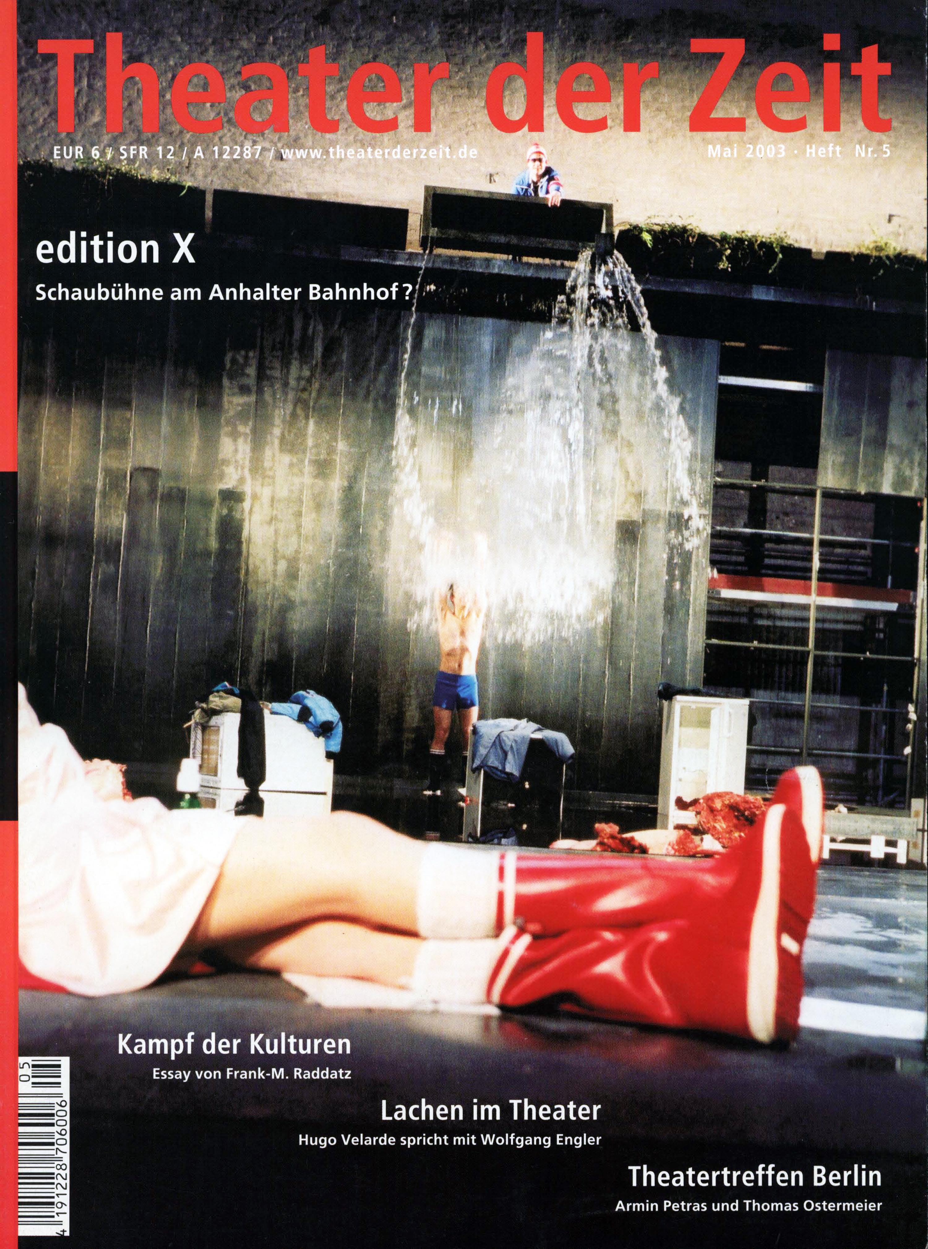 Theater der Zeit Heft 05/2003
