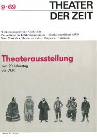 Theater der Zeit Heft 09/1969