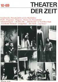 Theater der Zeit Heft 10/1969