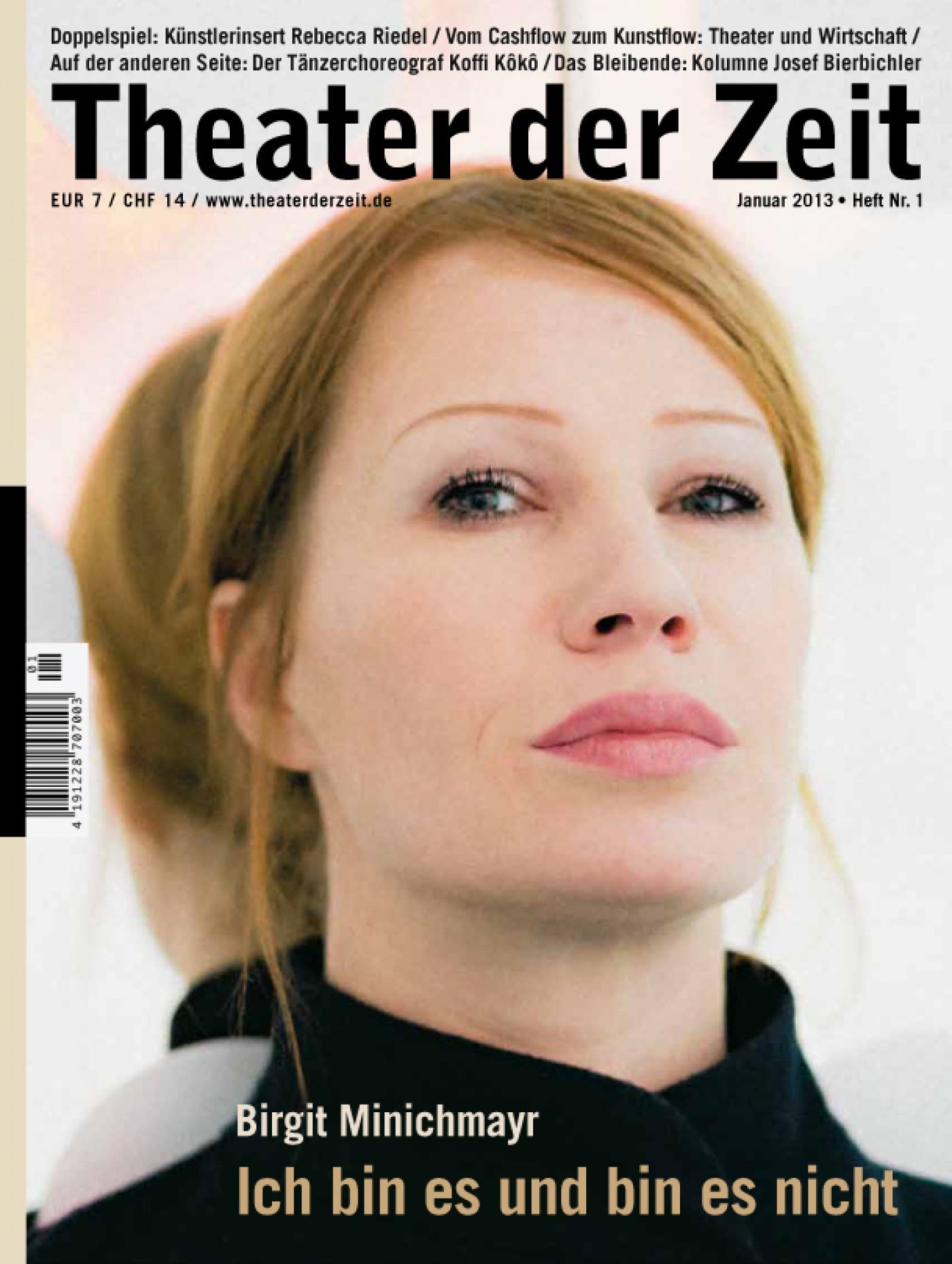Theater der Zeit Heft 01/2013