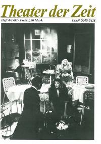 Theater der Zeit Heft 04/1987