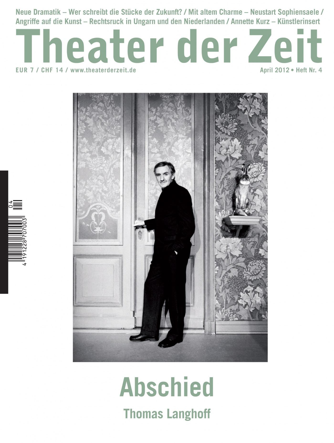 Theater der Zeit Heft 04/2012