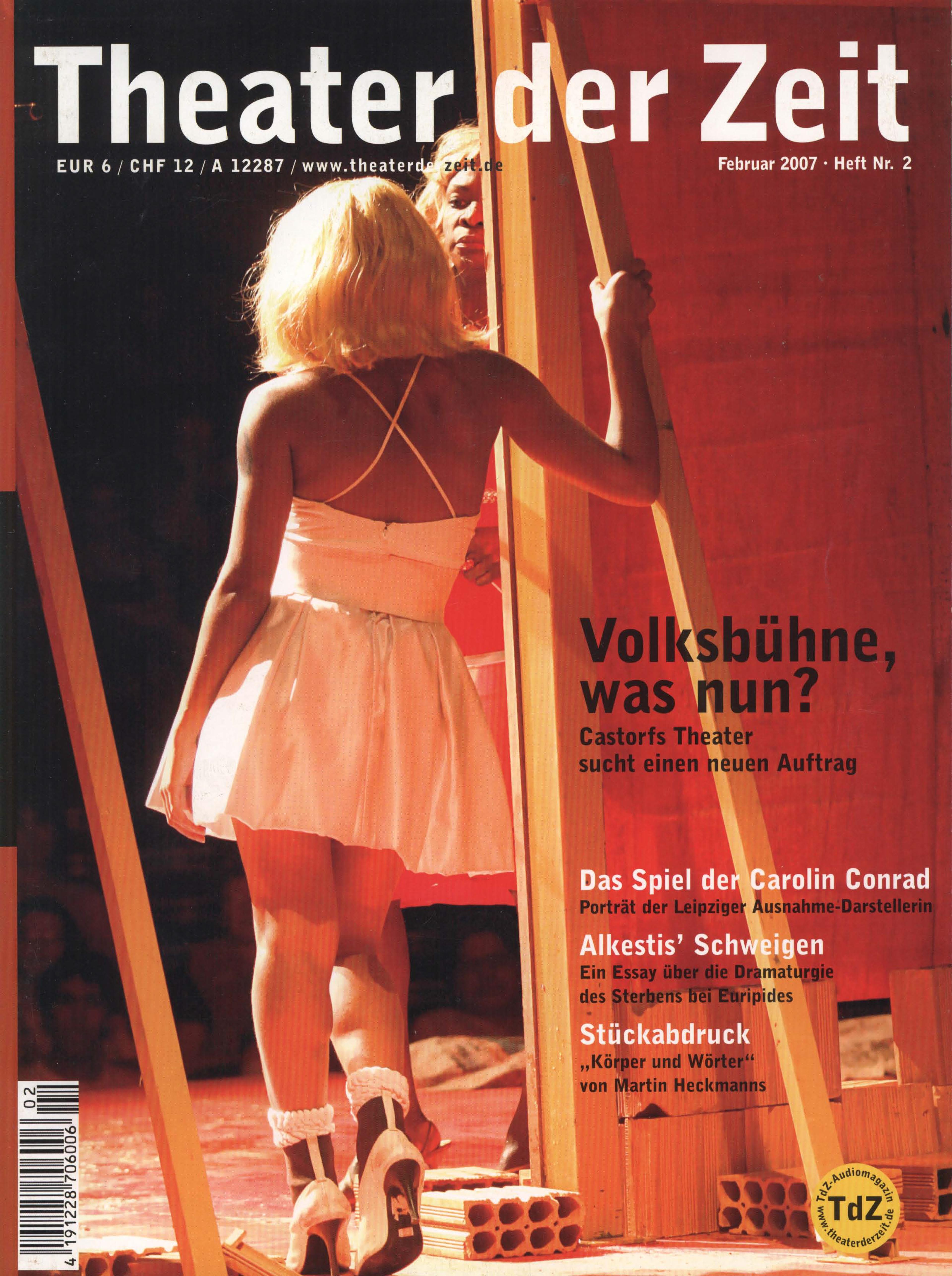 Theater der Zeit Heft 02/2007