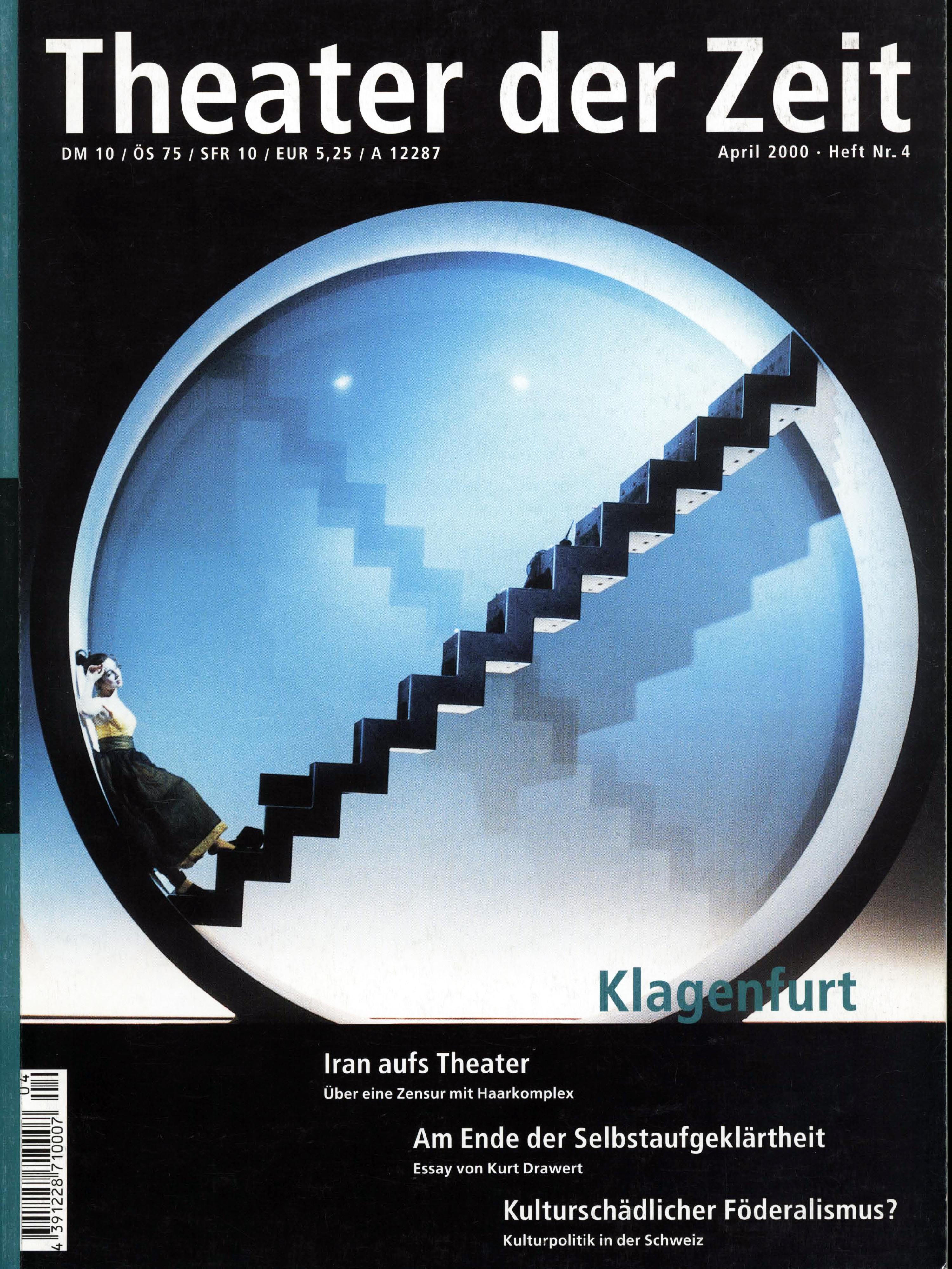 Theater der Zeit Heft 04/2000