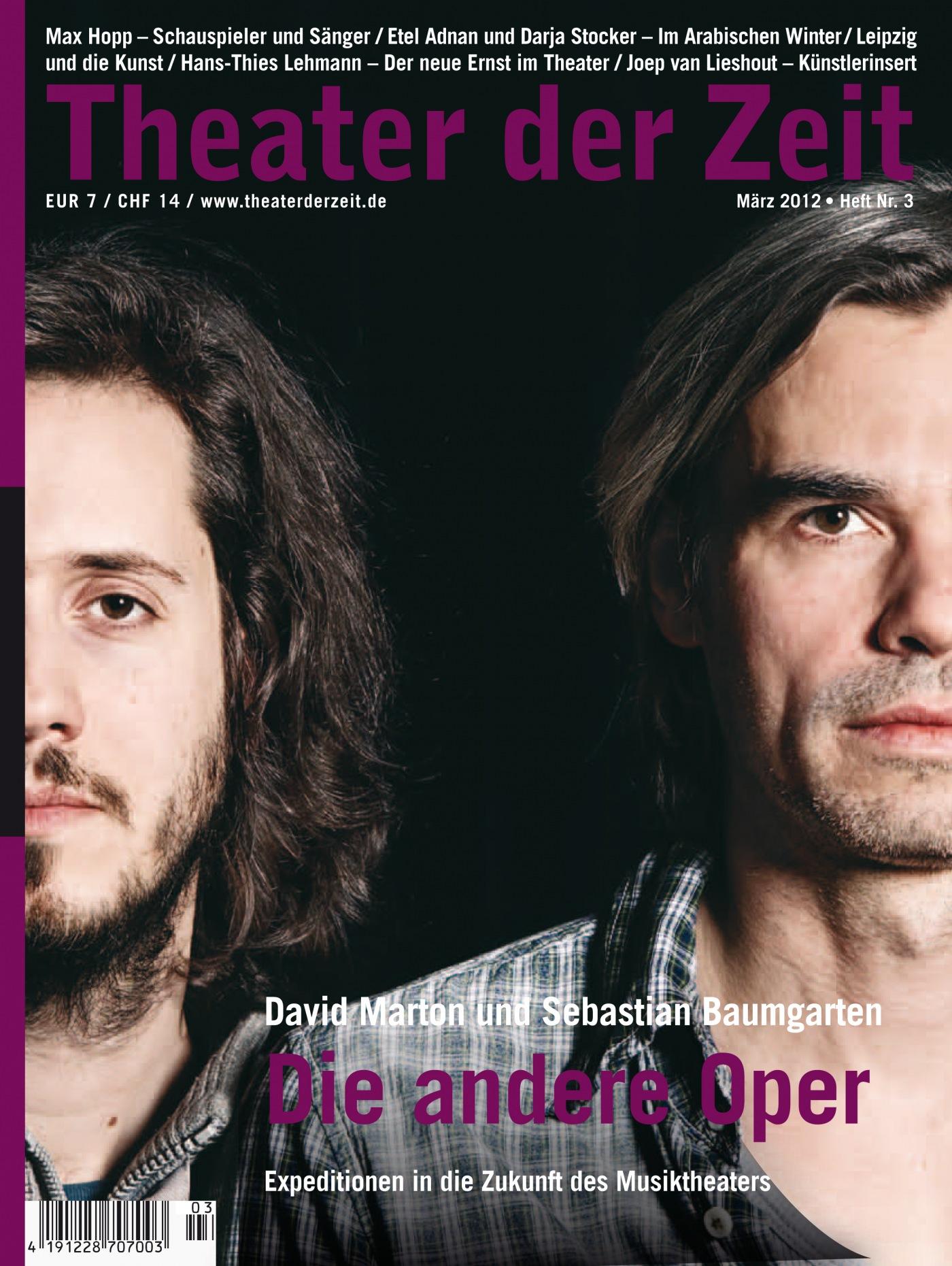 Theater der Zeit Heft 03/2012