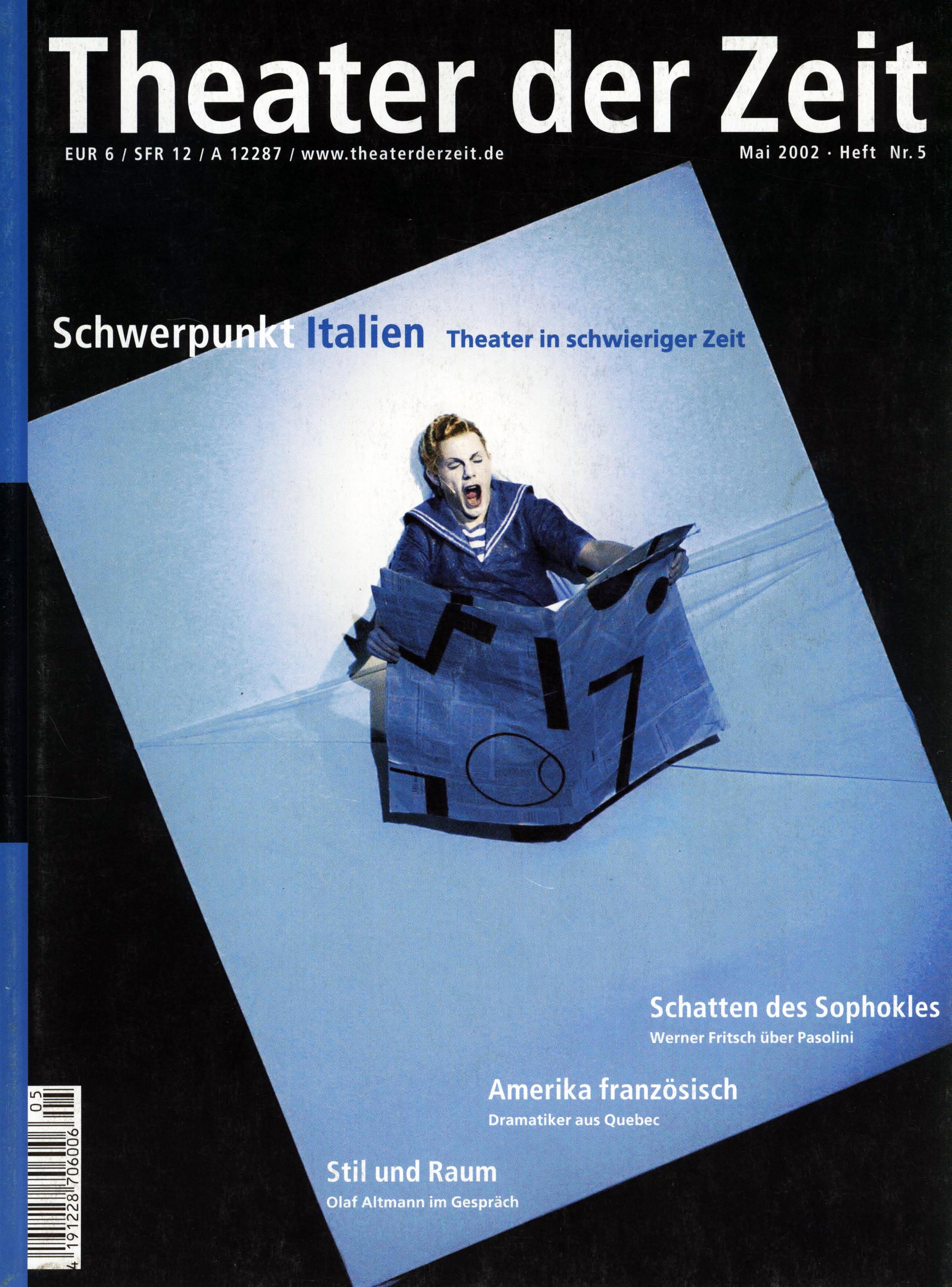 Theater der Zeit Heft 05/2002