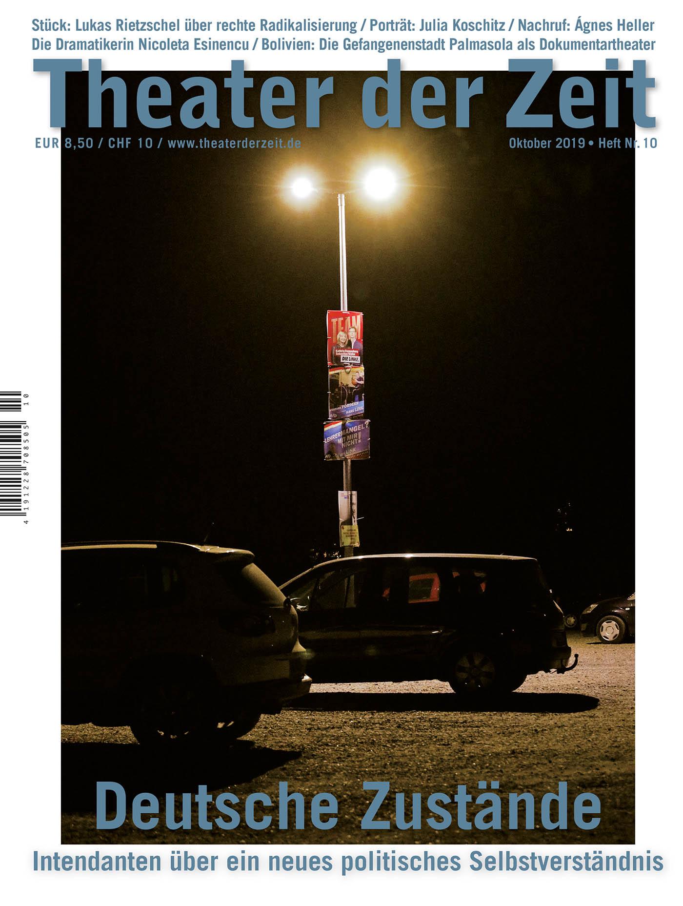 Theater der Zeit Heft 10/2019