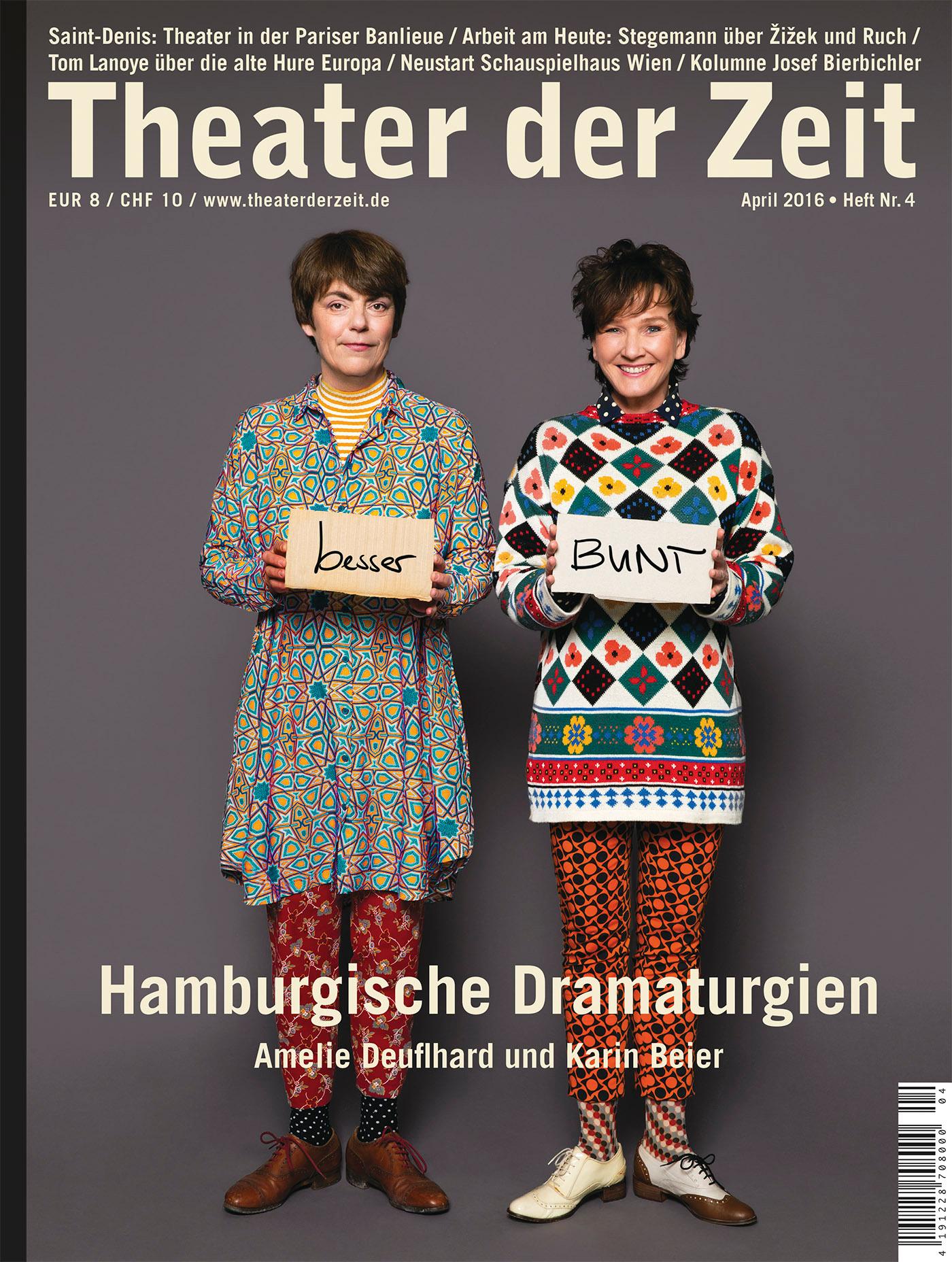 Theater der Zeit Heft 04/2016