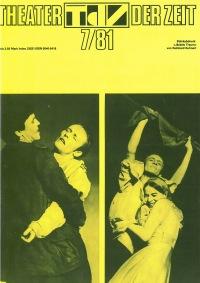Theater der Zeit Heft 07/1981
