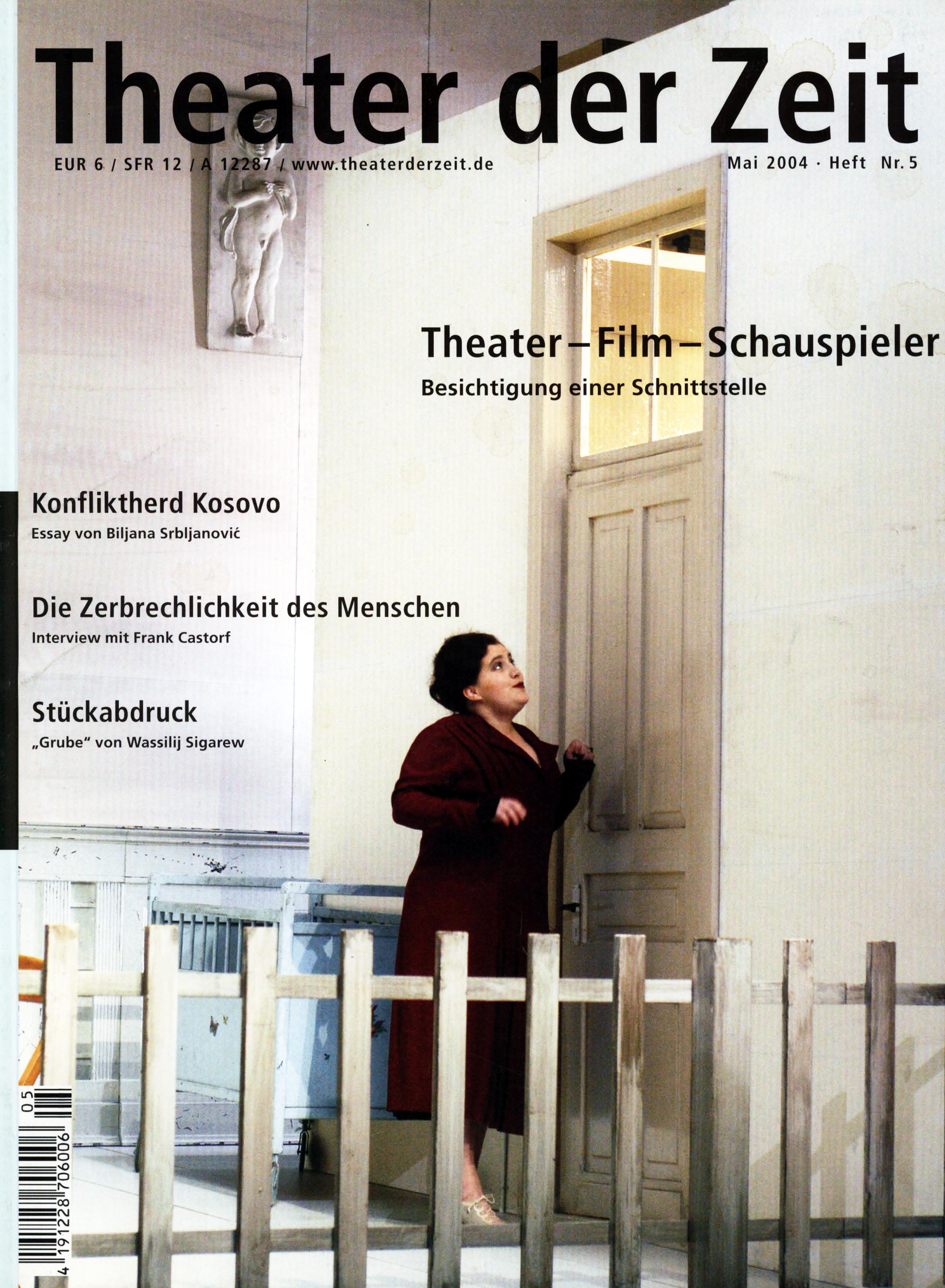 Theater der Zeit Heft 05/2004