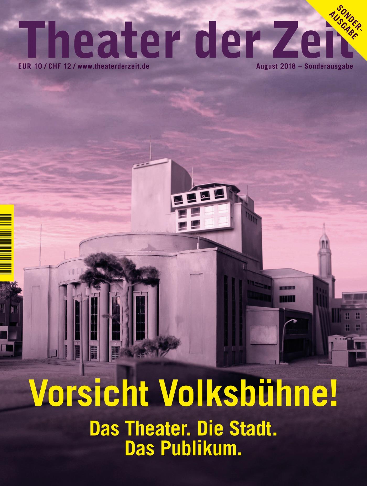 Theater der Zeit Heft 08/2018