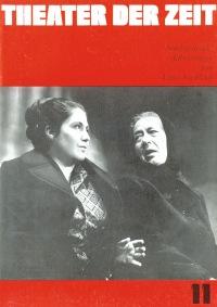 Theater der Zeit Heft 11/1974