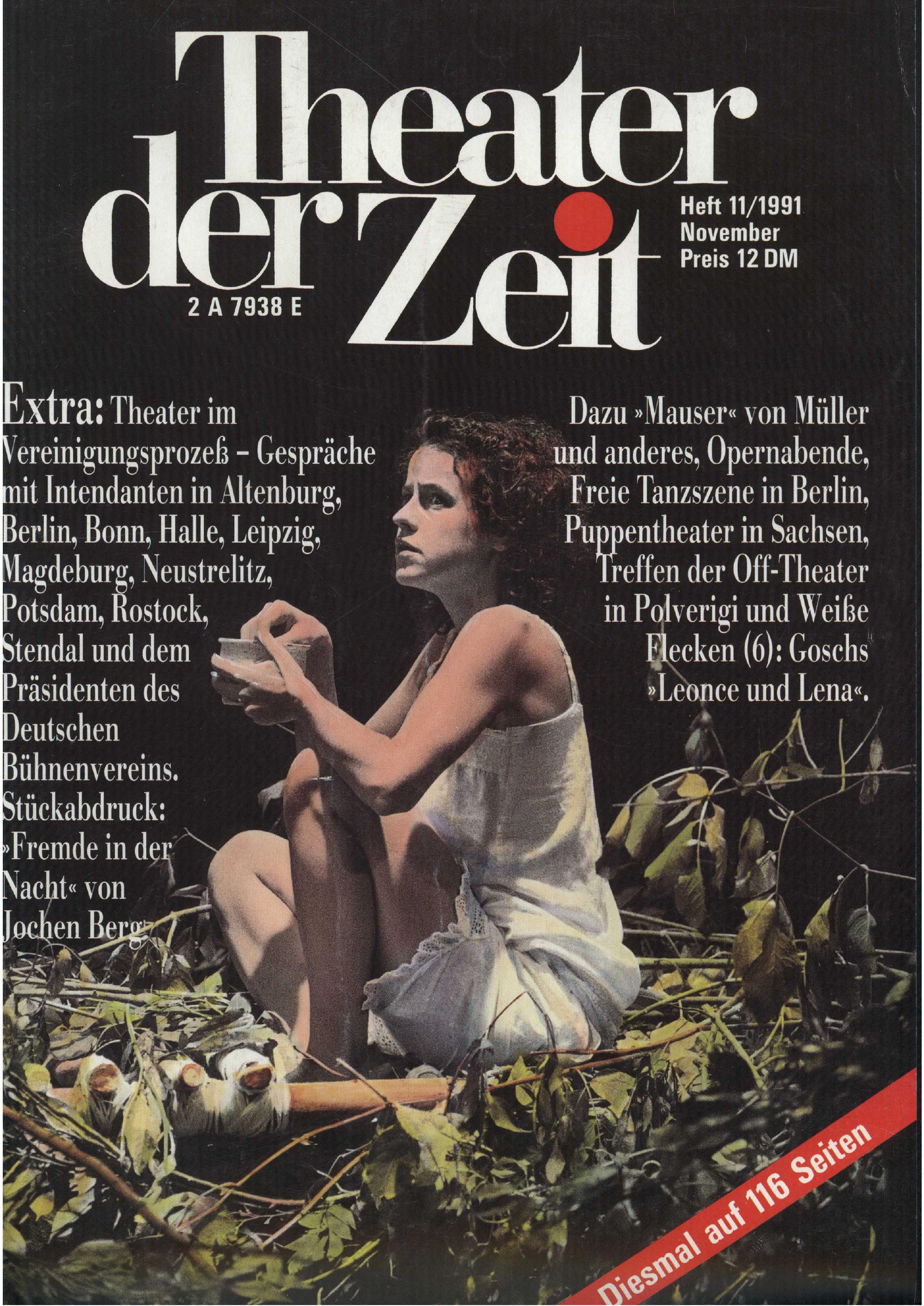 Theater der Zeit Heft 11/1991