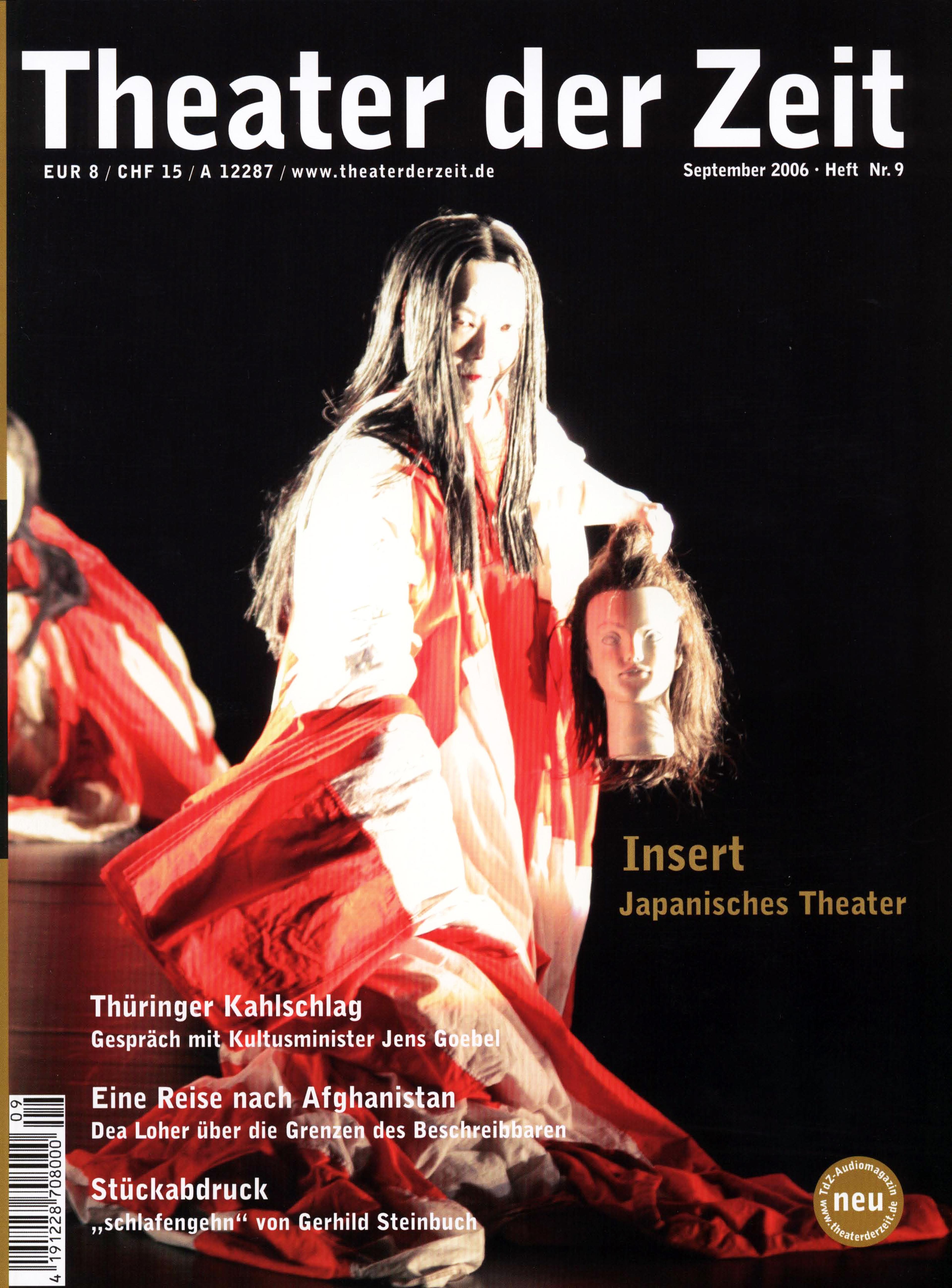 Theater der Zeit Heft 09/2006