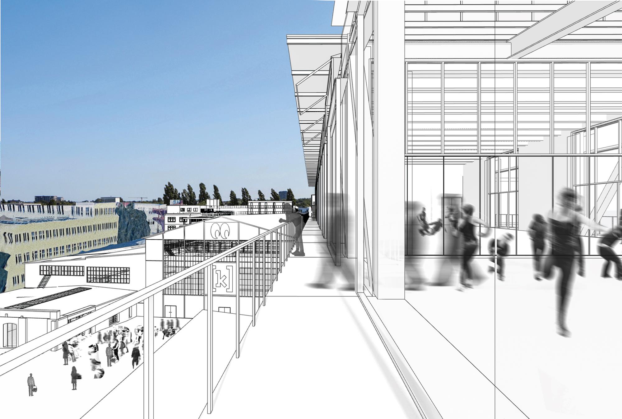 Entwurf der Generalsanierung von Kampnagel der Architekten Lacaton & Vassal