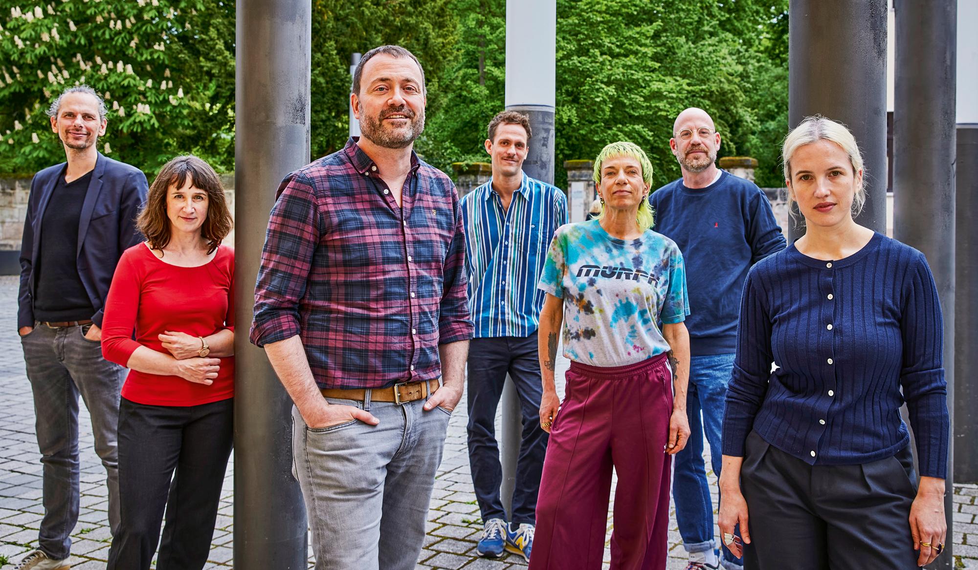 Das neue Leitungsteam, v.l.n.r. Albrecht Ziepert, Linda Best, Jonas Knecht, Matthias Köhler, Anita Augustin, Markus Karner, Natalie Baudy