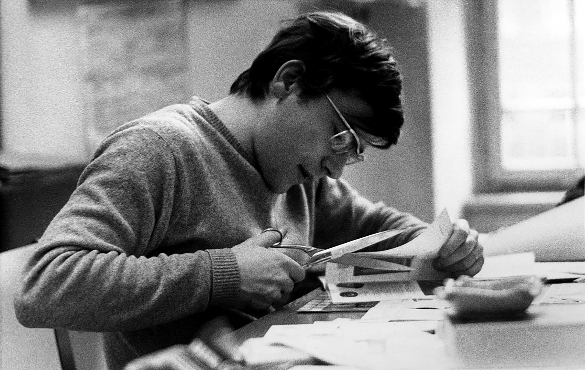 Produktion eines der ersten Programmhefte, Kiel 1967.