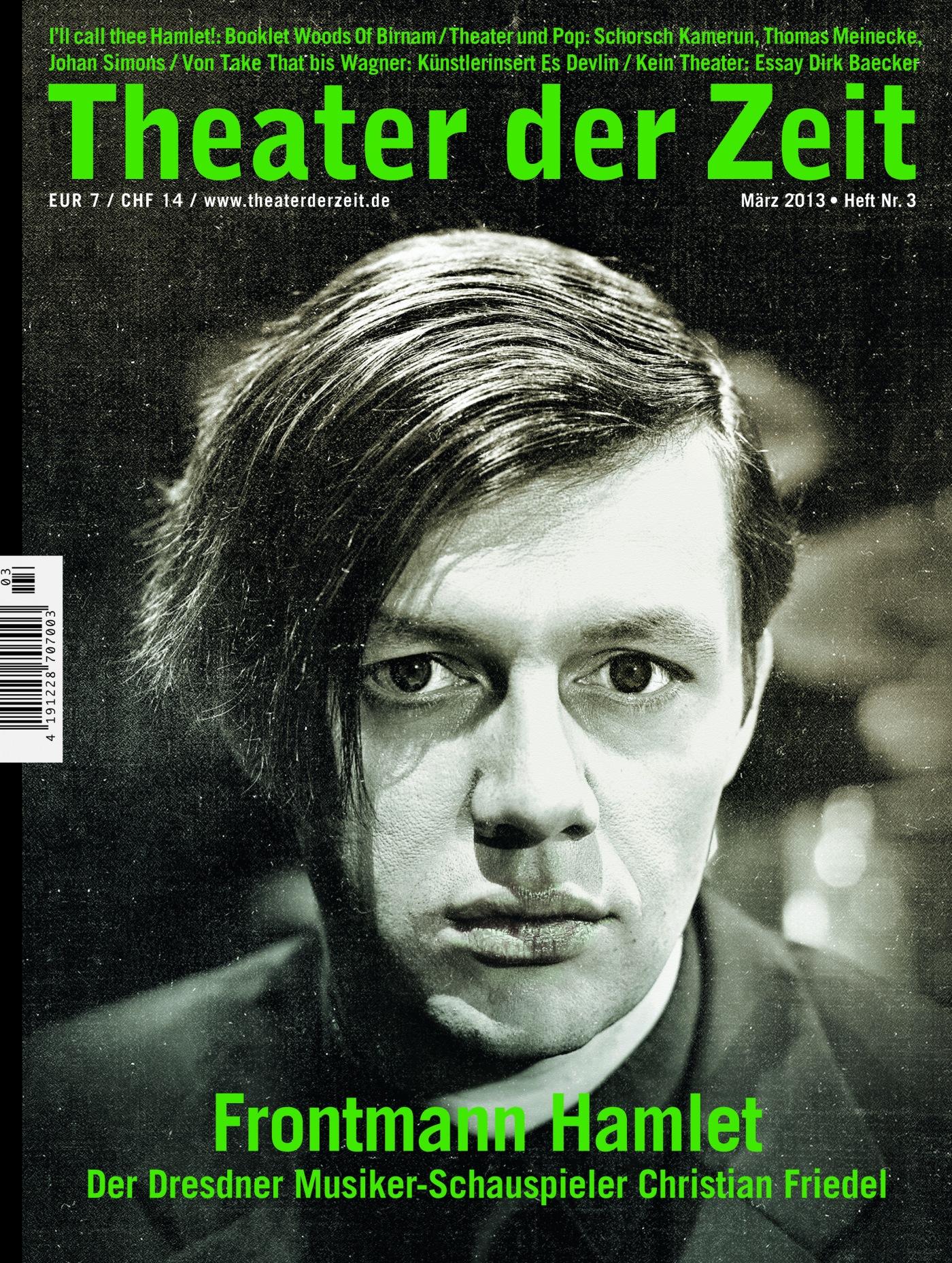 Theater der Zeit Heft 03/2013