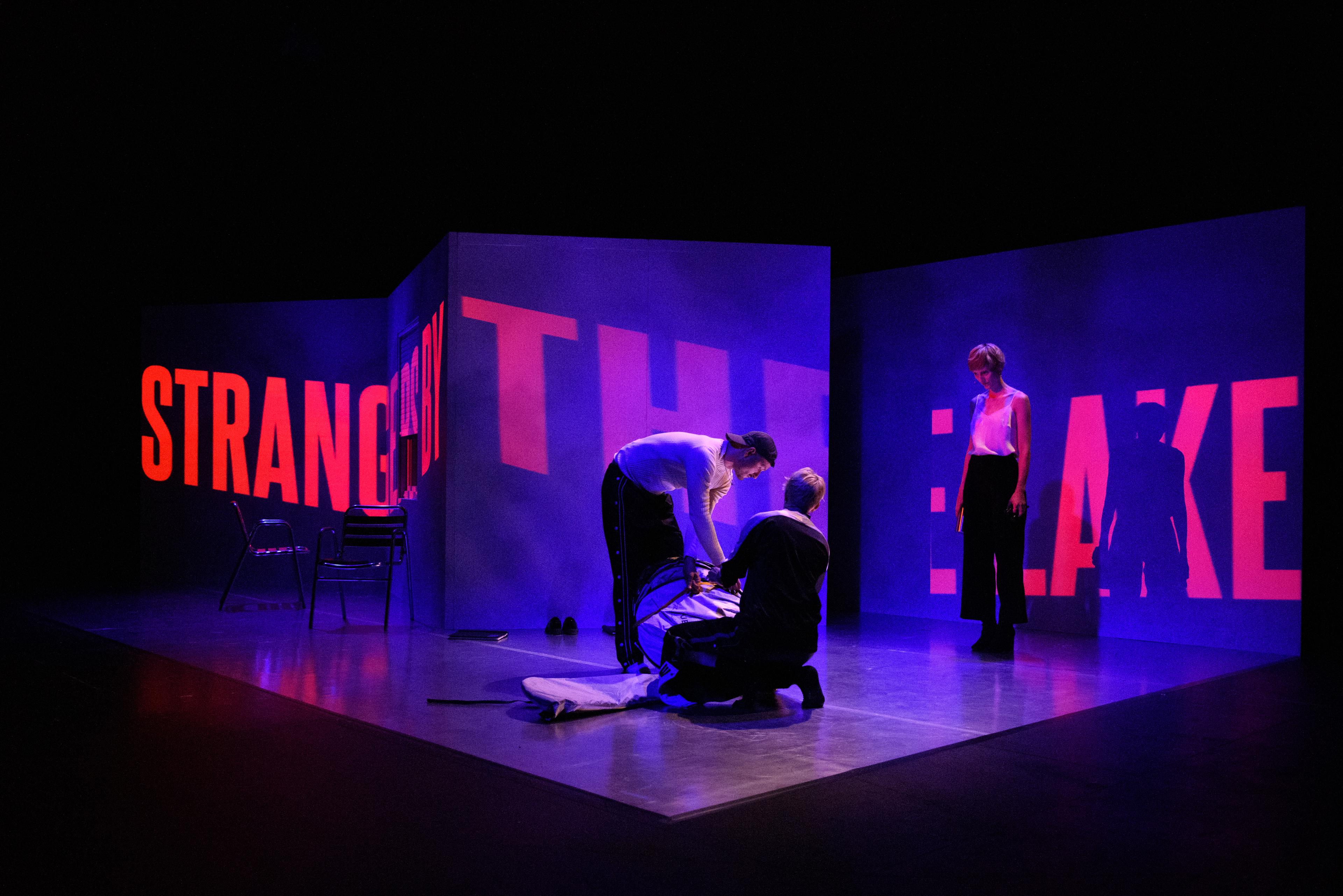 „BUCCI × ꒰(・ ‿ ・)꒱ × Paranoia“ von lynn t musiol und Marcus Peter Tesch an der Schaubühne. Foto Justus Lemm