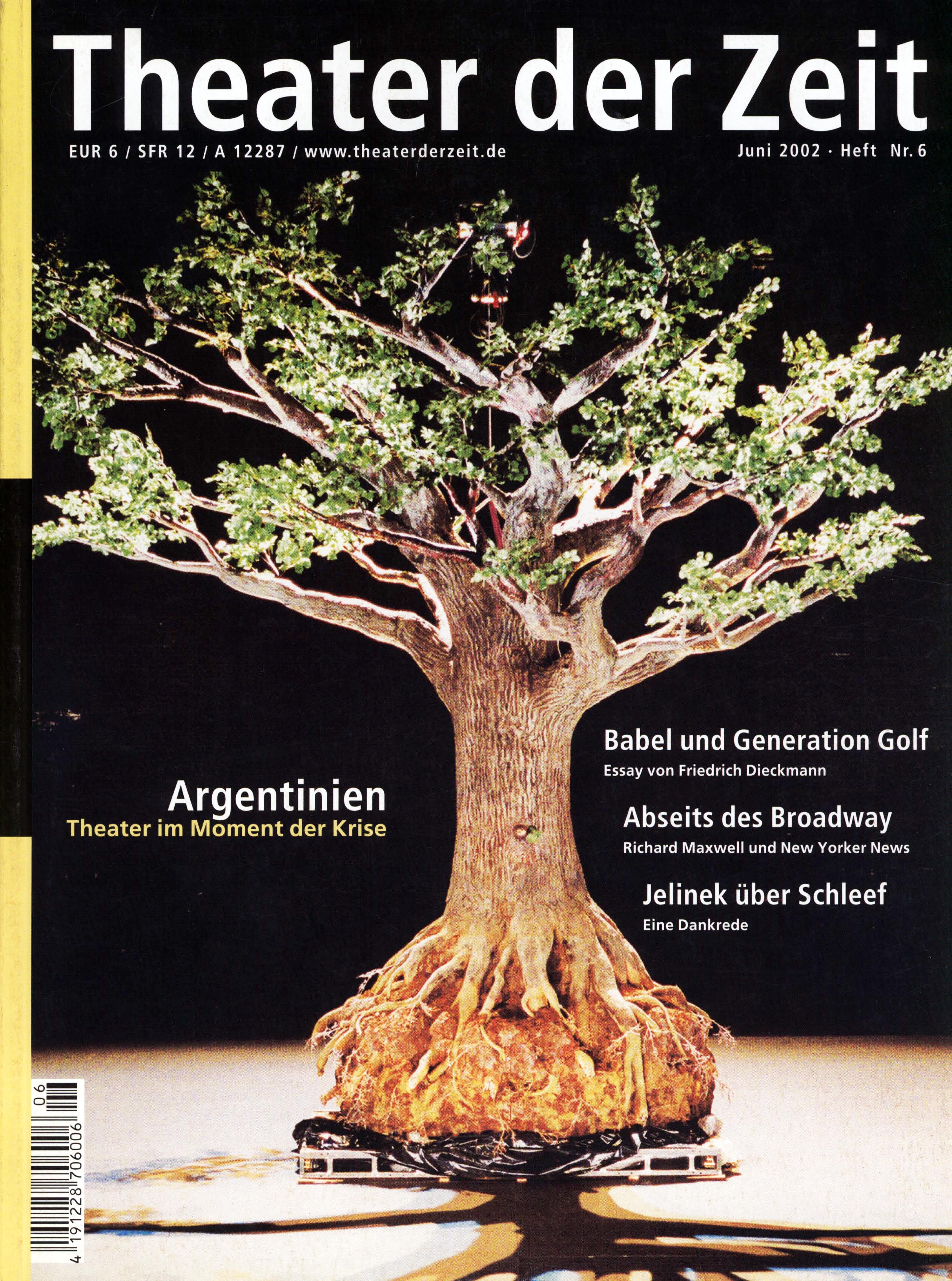 Argentinien Theater der Zeit Heft 06/2002