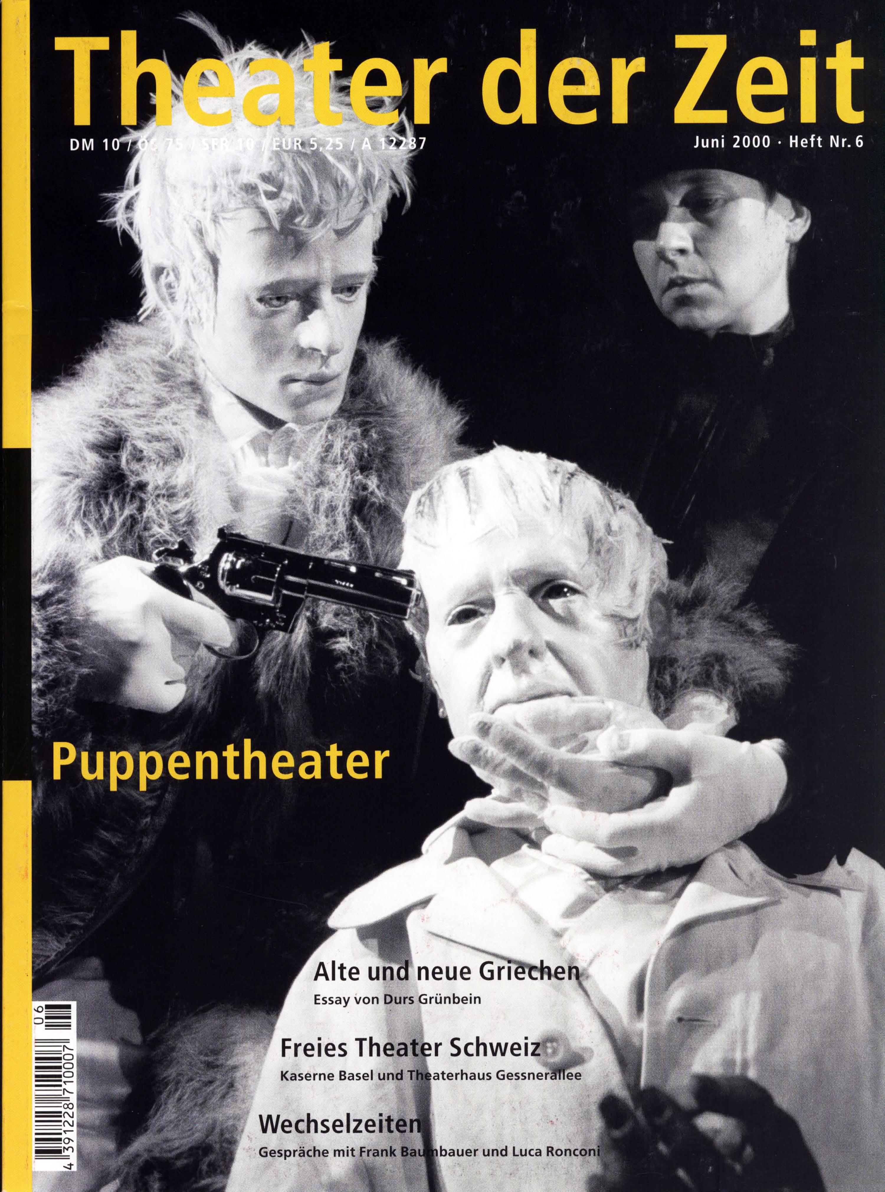 Theater der Zeit Heft 06/2000