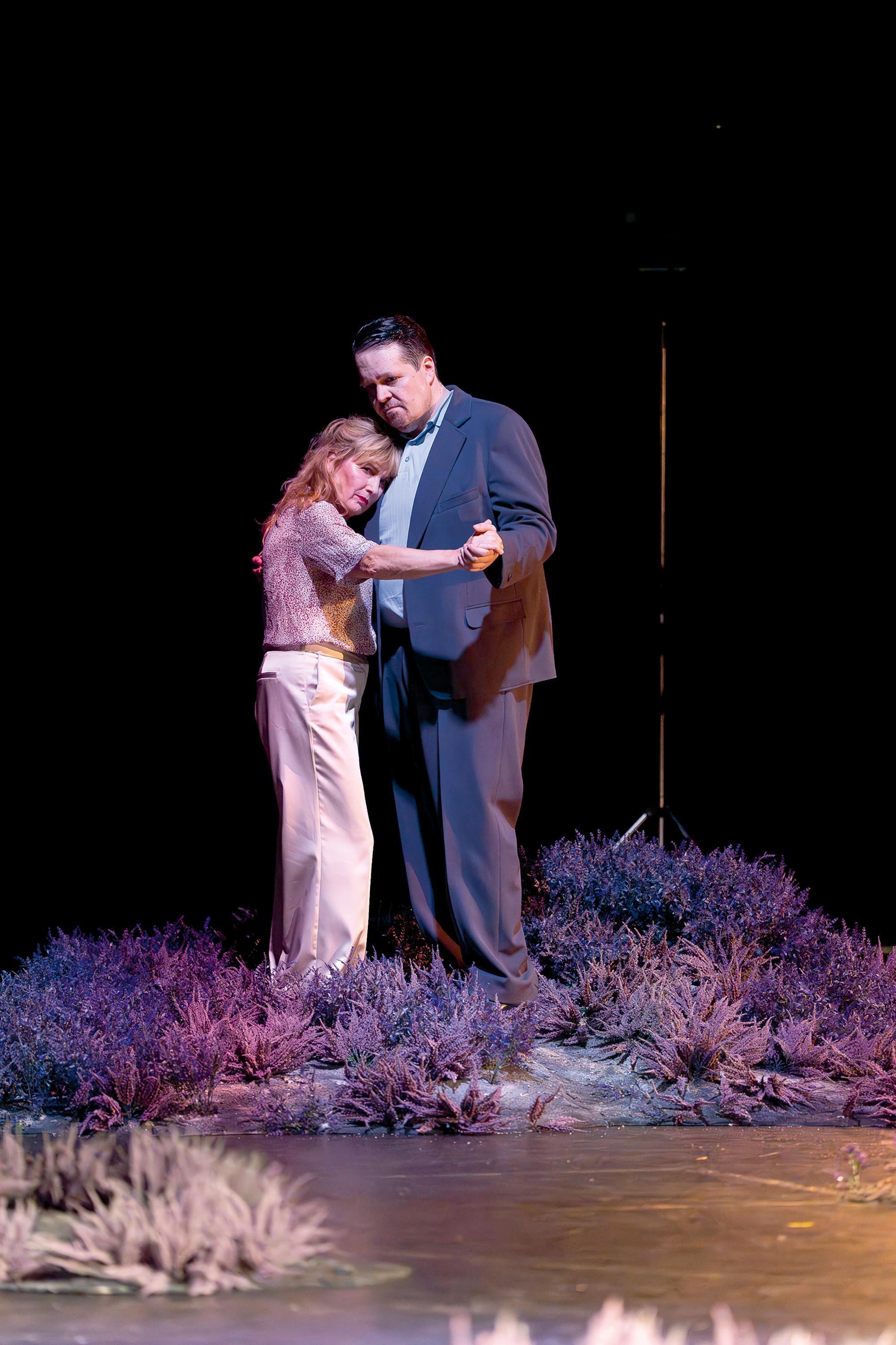 Susann Thiede und Christian Ehrich und „Franziska Linkerhand“ am Staatstheater Cottbus